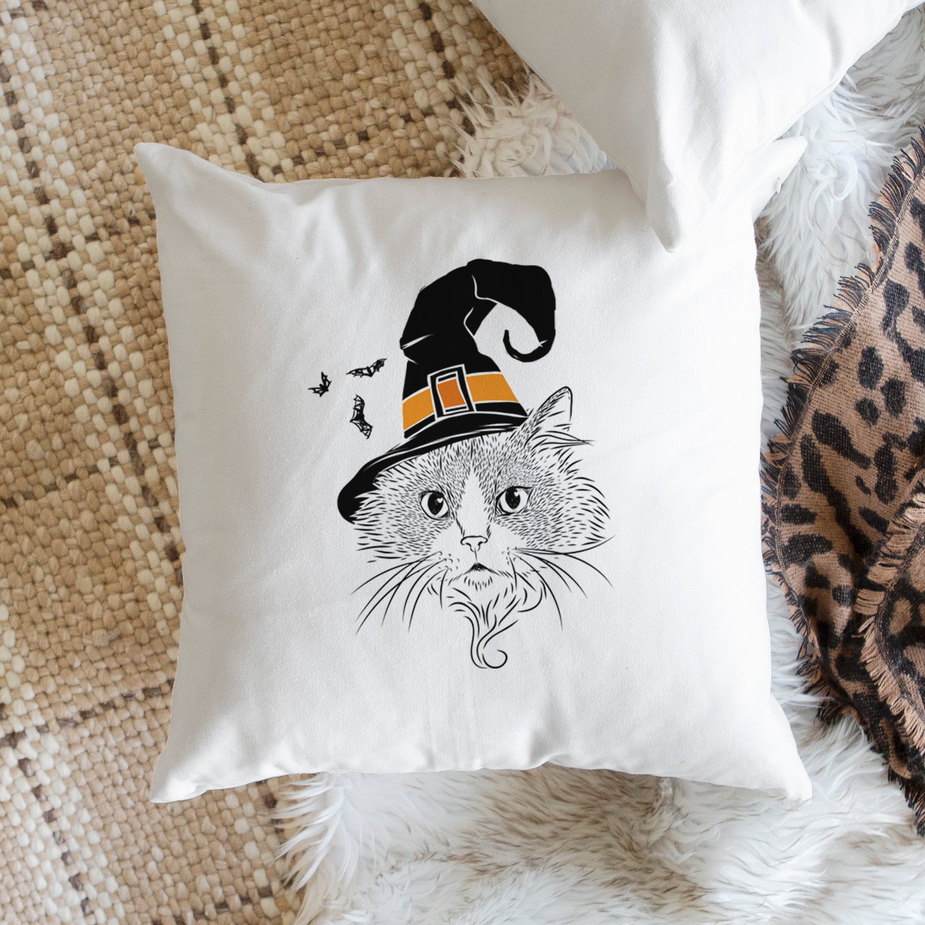 Daniel the Ragdoll Cat - Throw Pillow Cover