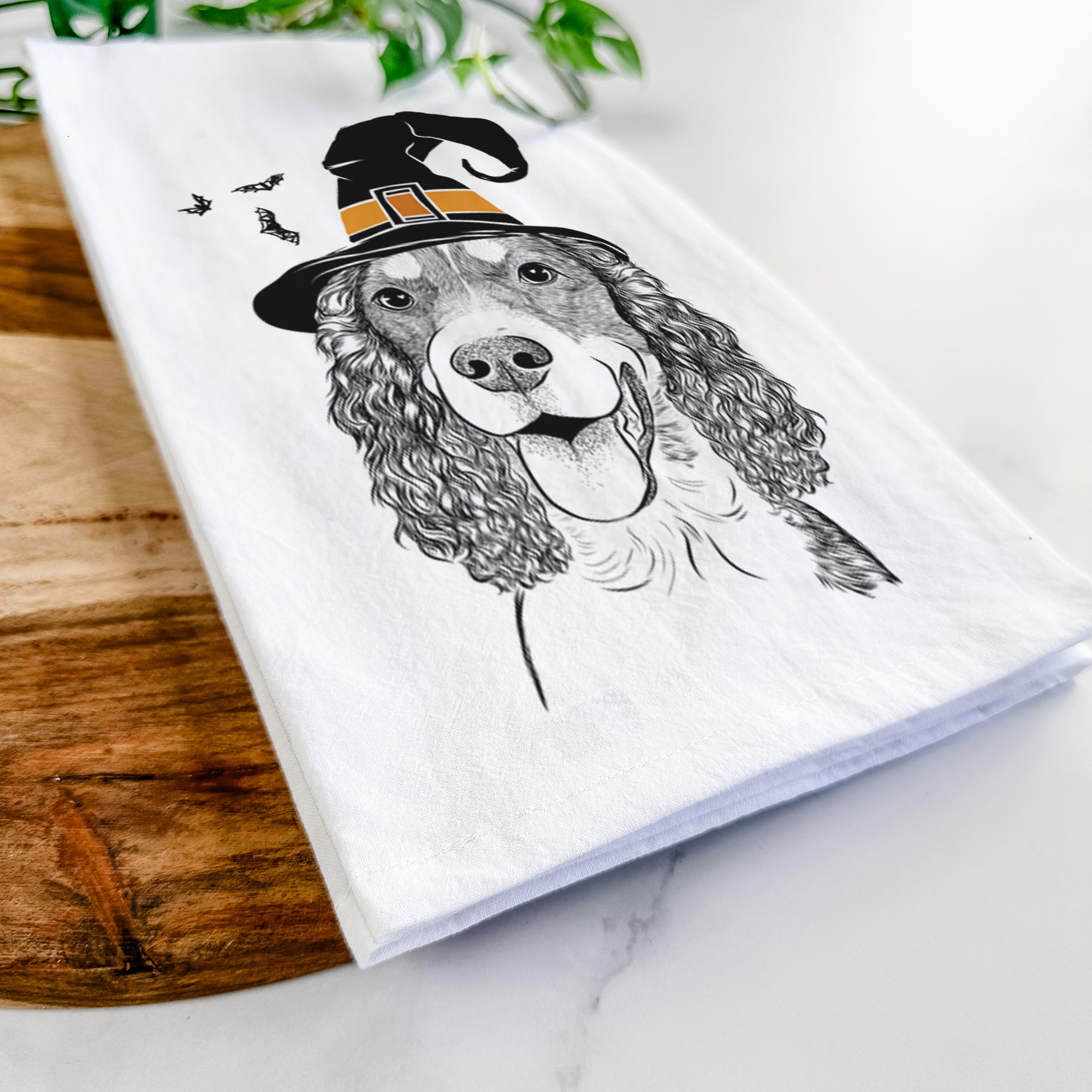 Delilah the English Springer Spaniel Tea Towel