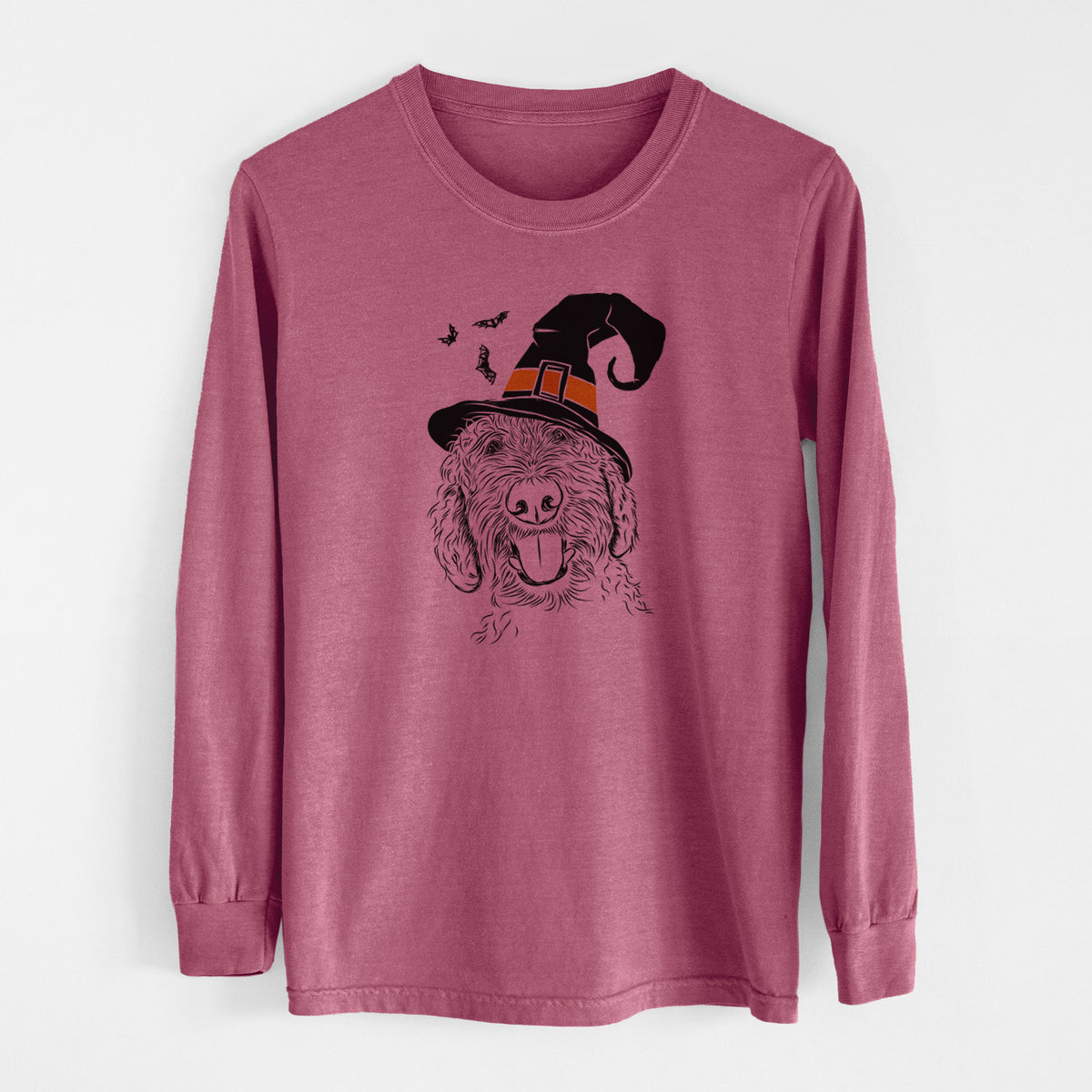 Witch Dixie the Doodle - Men's Heavyweight 100% Cotton Long Sleeve