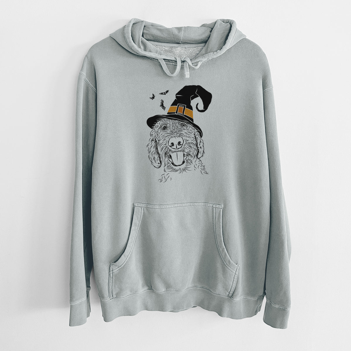 Witch Dixie the Doodle - Unisex Pigment Dyed Hoodie