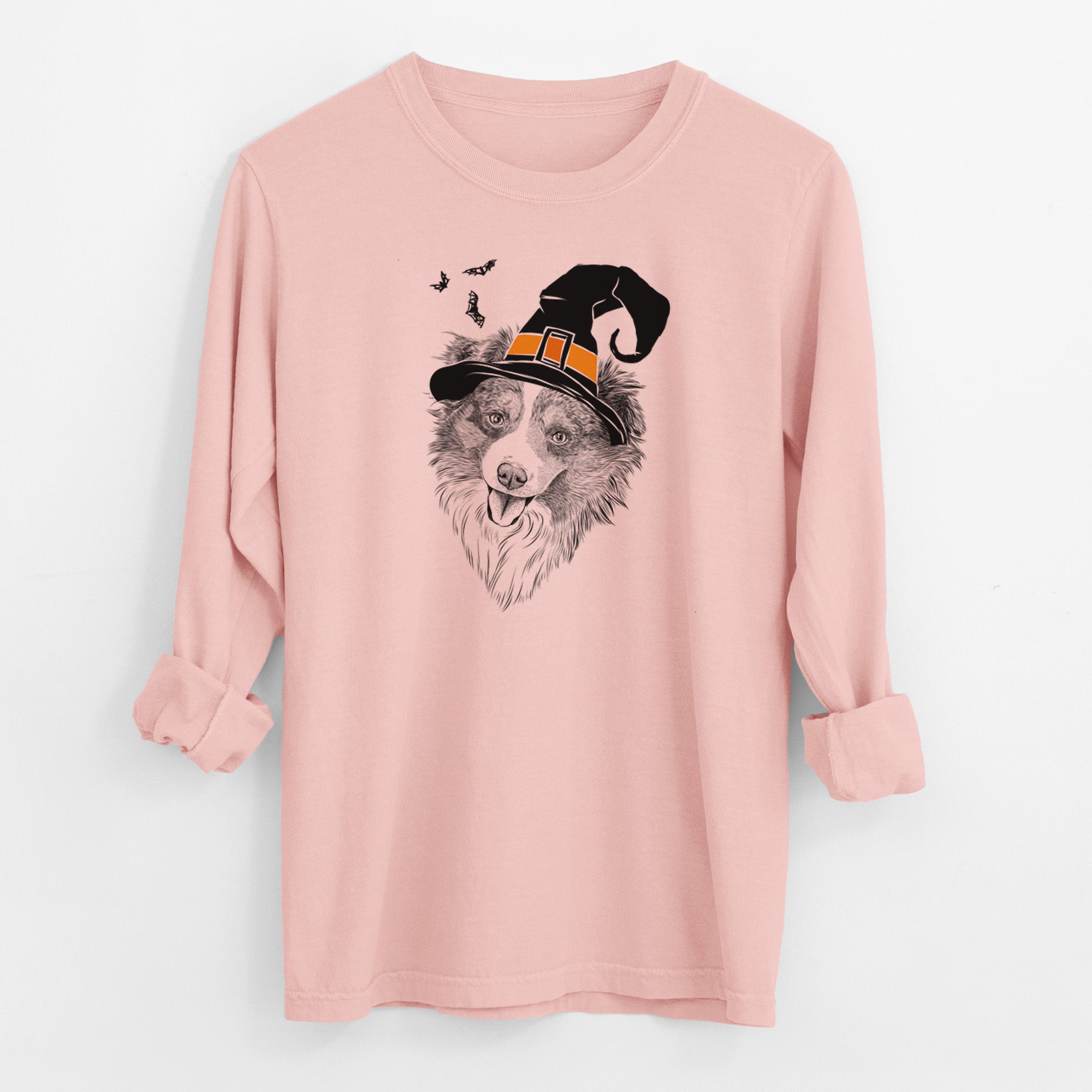 Witch Doc the Mini Aussie - Men's Heavyweight 100% Cotton Long Sleeve