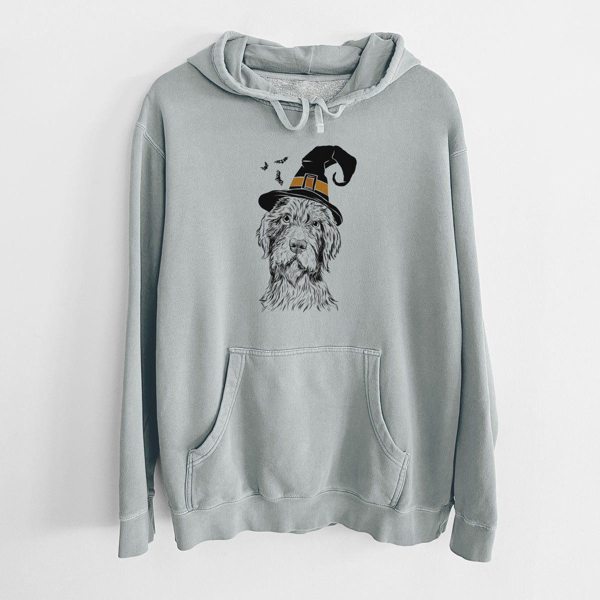Witch Doc Holliday the Pudelpointer - Unisex Pigment Dyed Hoodie
