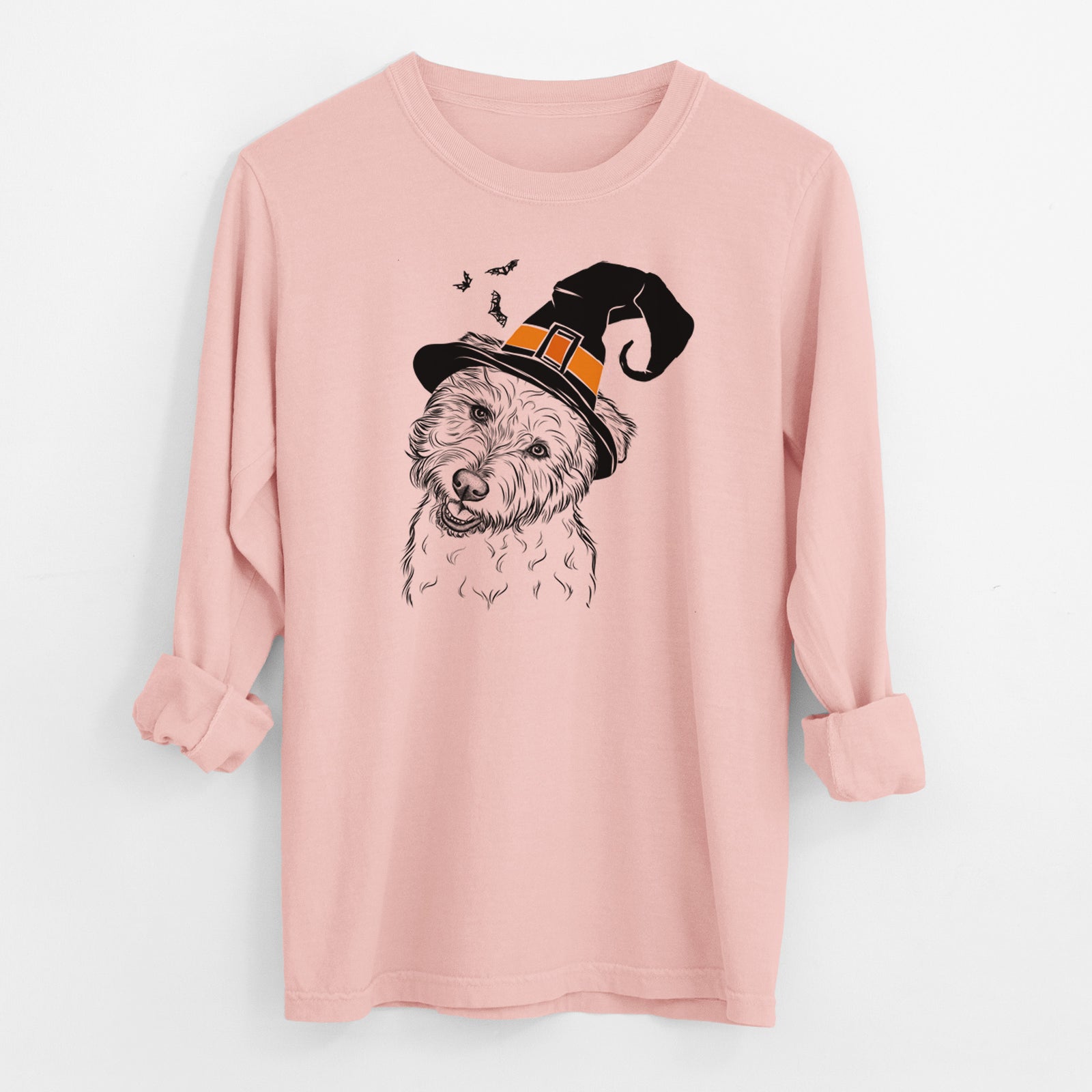 Witch Duffy the Glen of Imaal Terrier - Men's Heavyweight 100% Cotton Long Sleeve