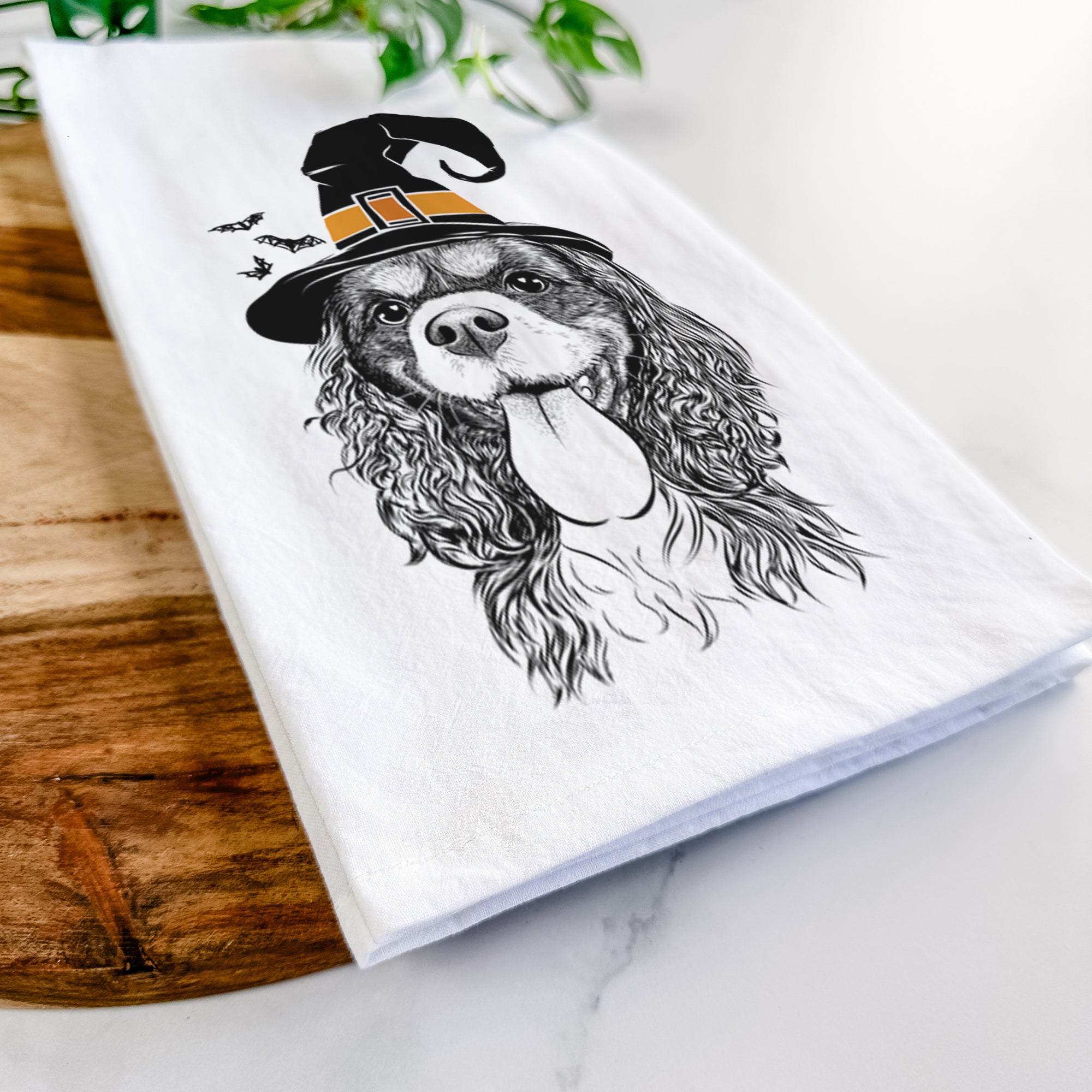 Elizabeth the Cavalier King Charles Spaniel Tea Towel