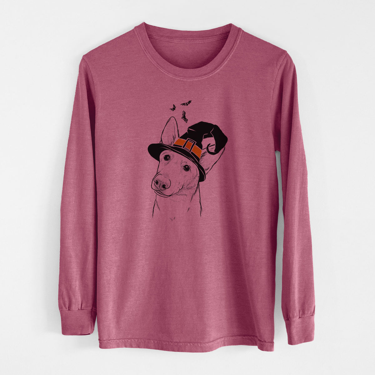 Witch Elsa the German Shepherd - Men's Heavyweight 100% Cotton Long Sleeve