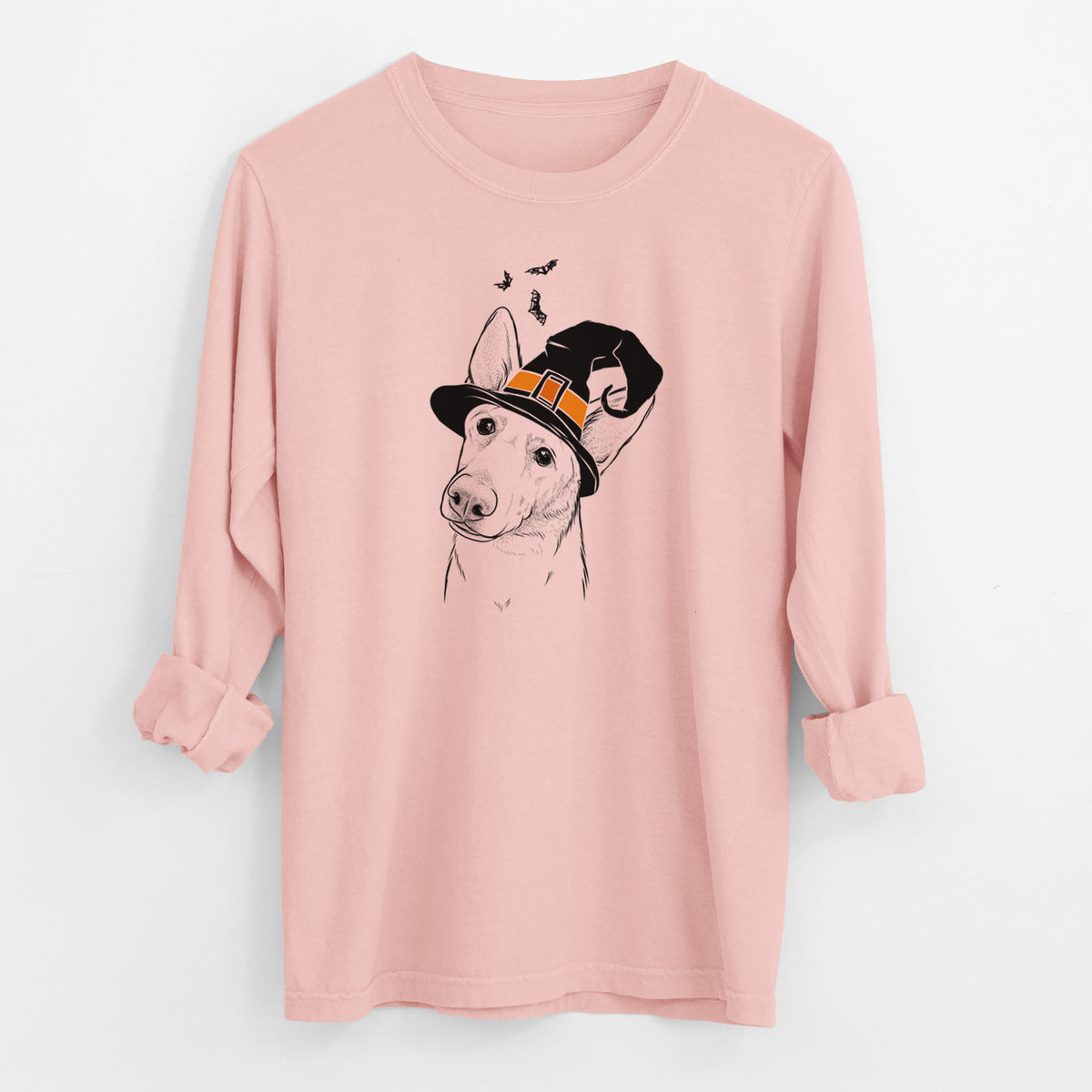 Witch Elsa the German Shepherd - Men's Heavyweight 100% Cotton Long Sleeve