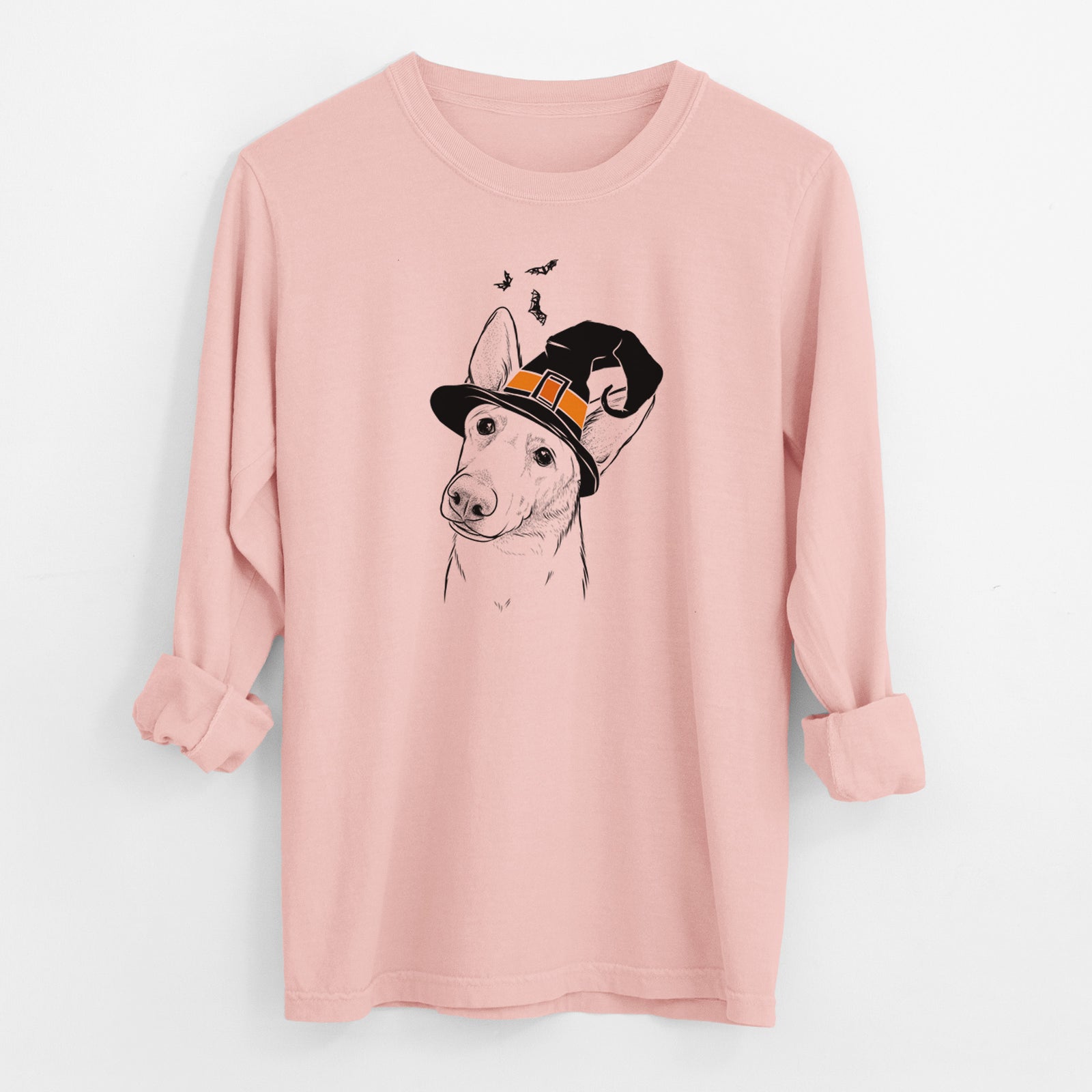 Witch Elsa the German Shepherd - Men's Heavyweight 100% Cotton Long Sleeve