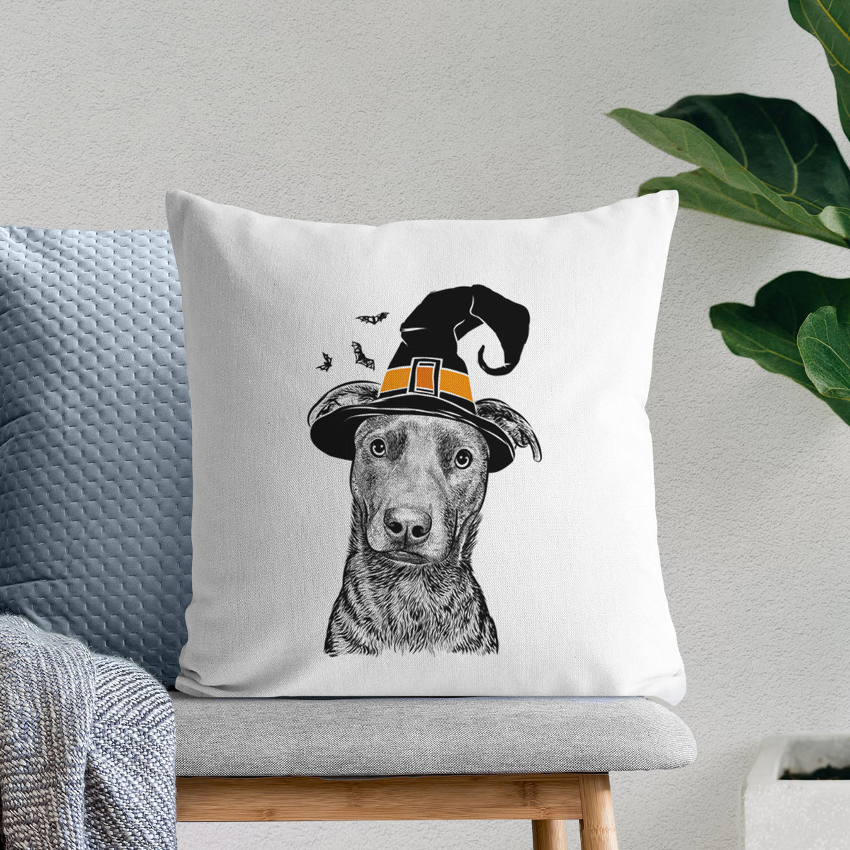 Embyr the Mixed Breed - Throw Pillow Cover