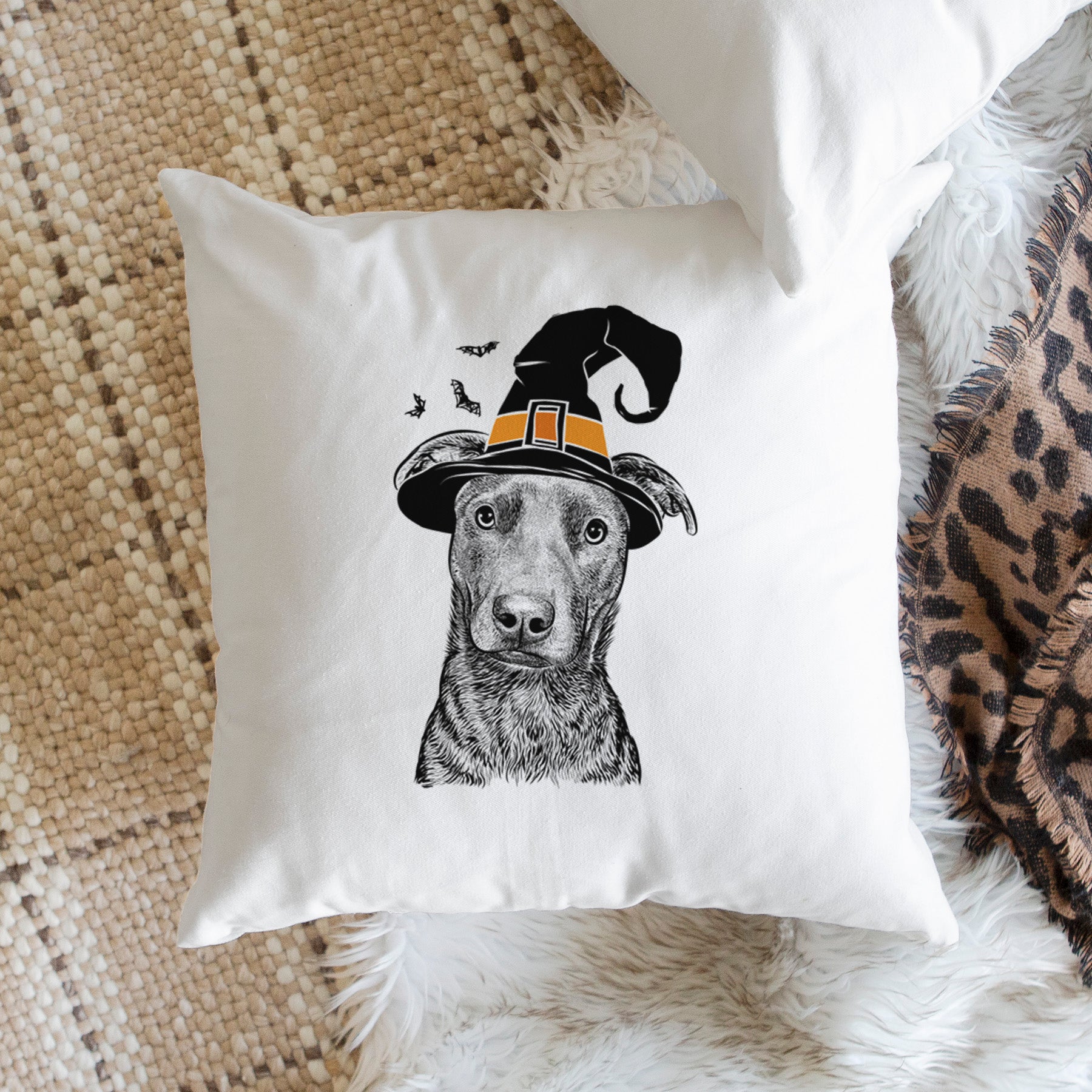 Embyr the Mixed Breed - Throw Pillow Cover