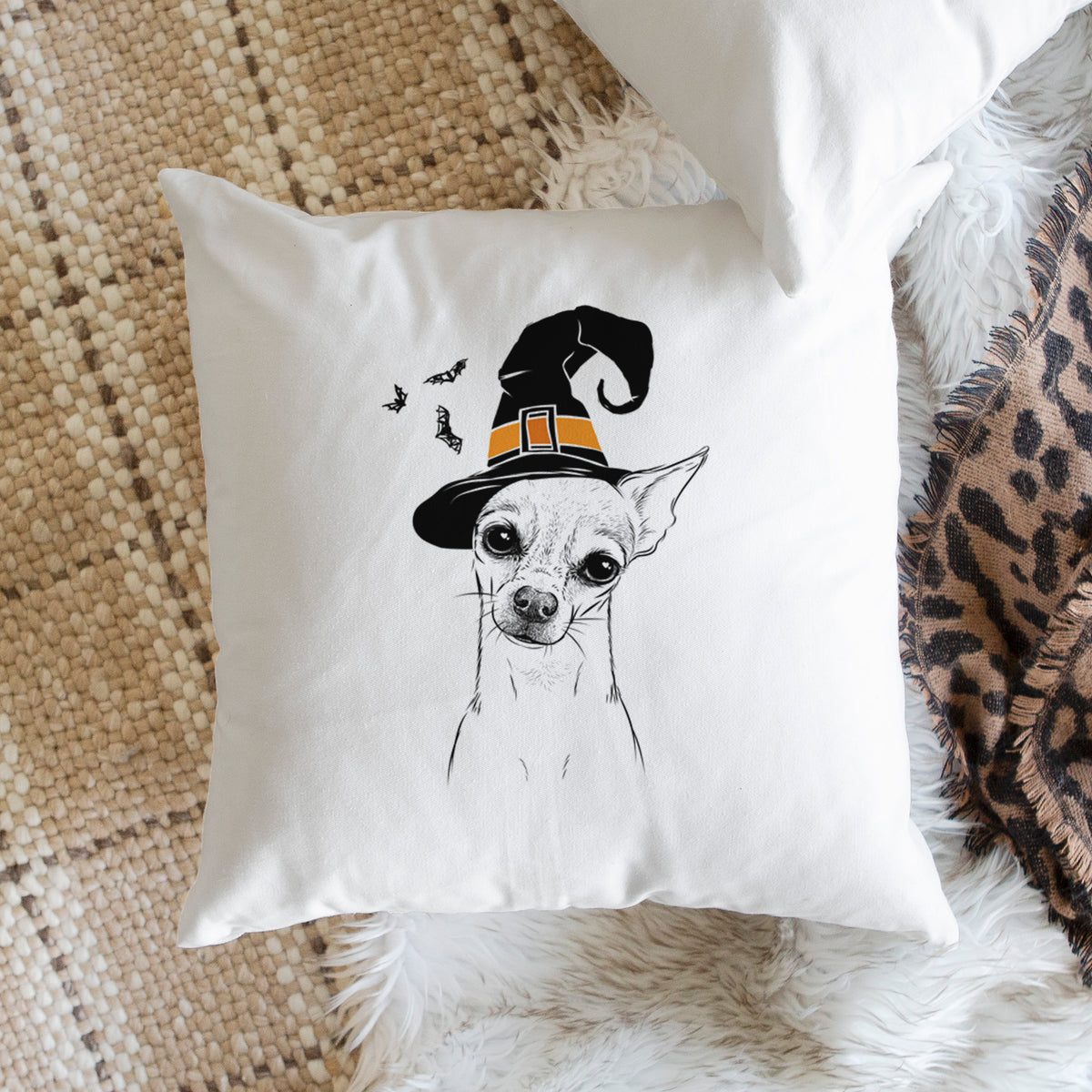 Emee the Chihuahua - Throw Pillow Cover