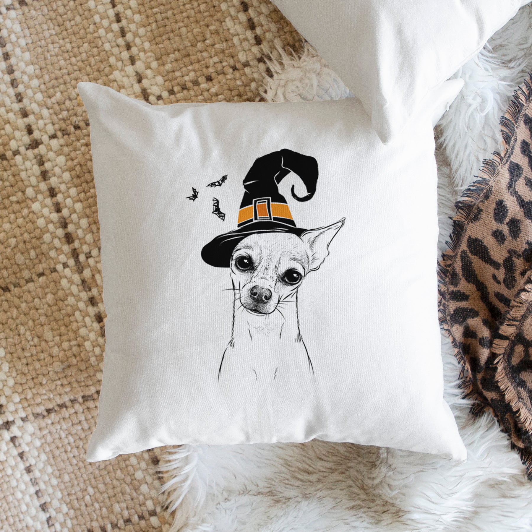 Emee the Chihuahua - Throw Pillow Cover