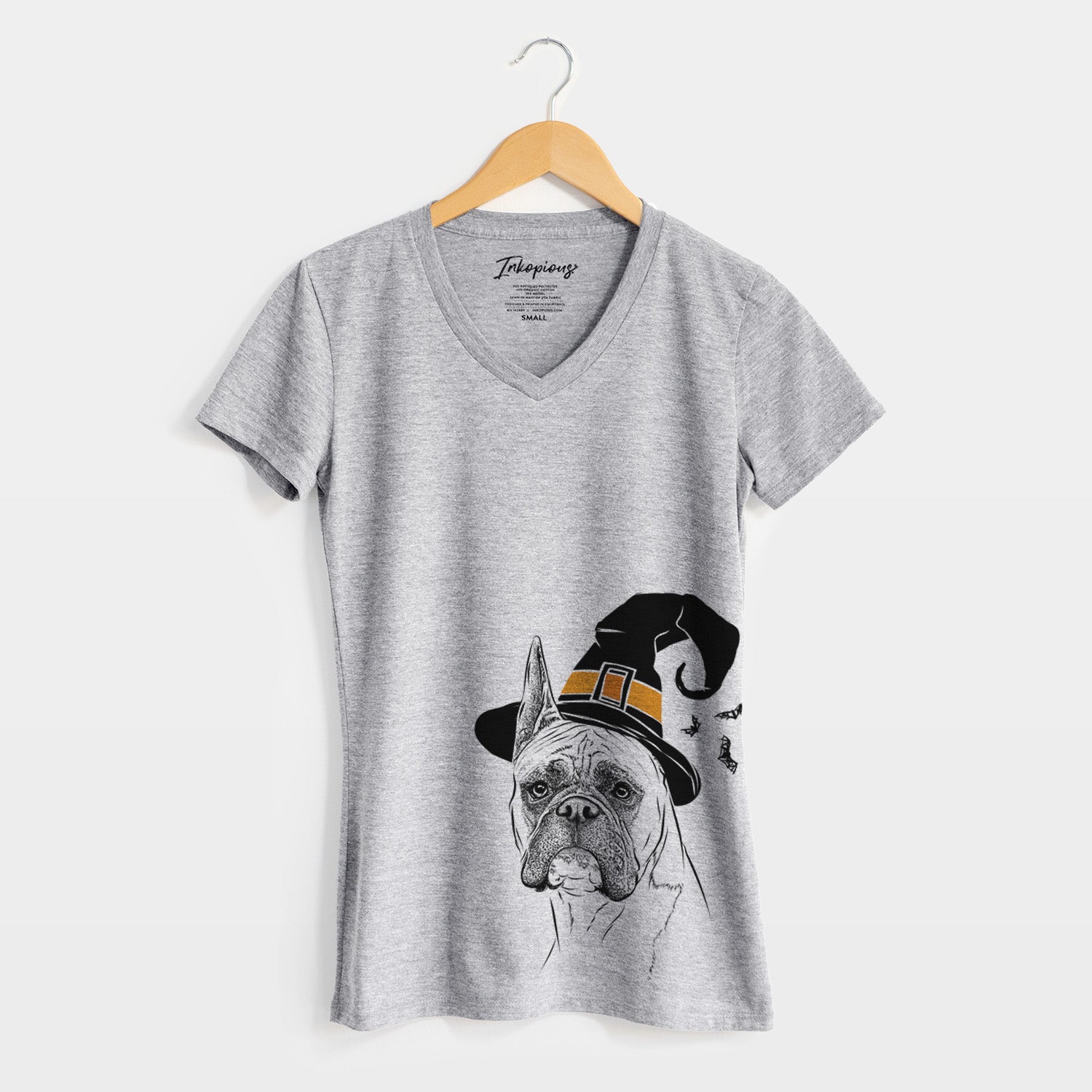 Witch Ezra the Boxer - Women's Perfect V-neck Shirt