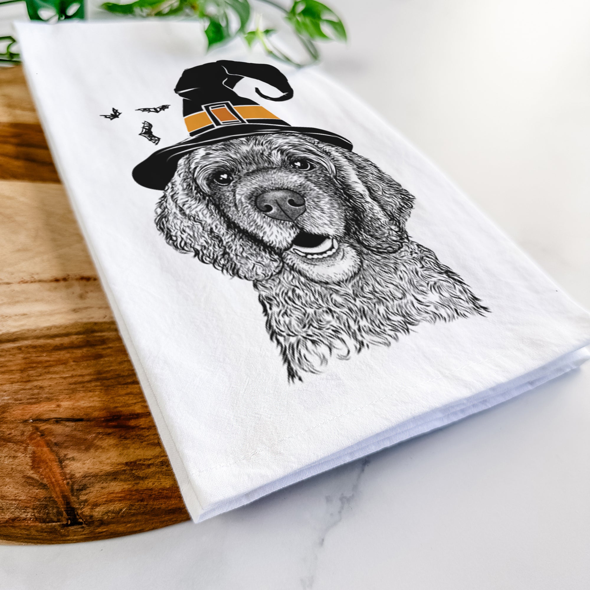 Fannie Mae the Cocker Spaniel Tea Towel