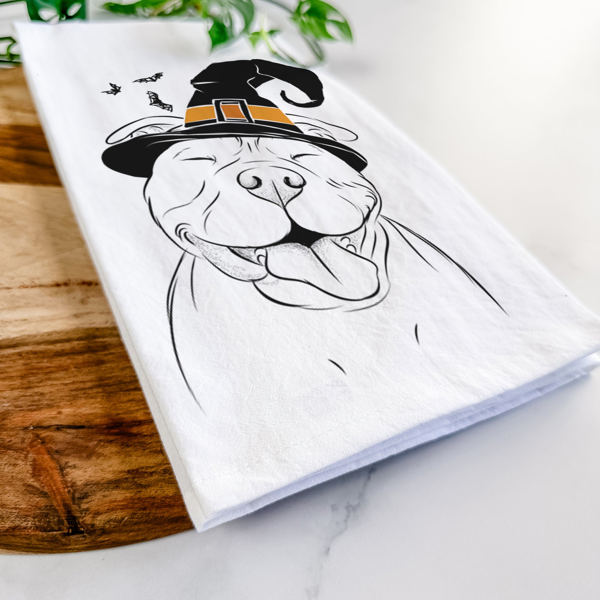 Floki the American Bully Tea Towel