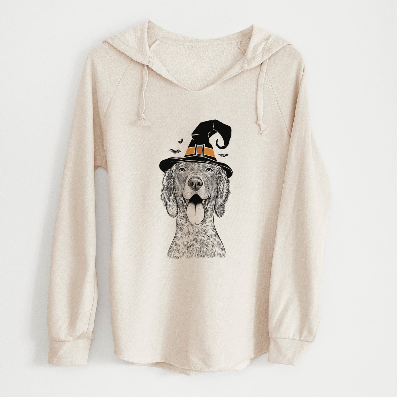 Witch Freddy the English Setter - Cali Wave Hooded Sweatshirt