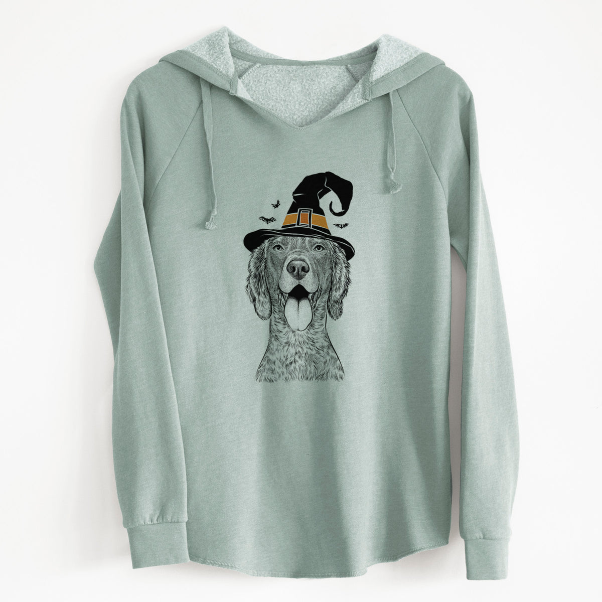 Witch Freddy the English Setter - Cali Wave Hooded Sweatshirt