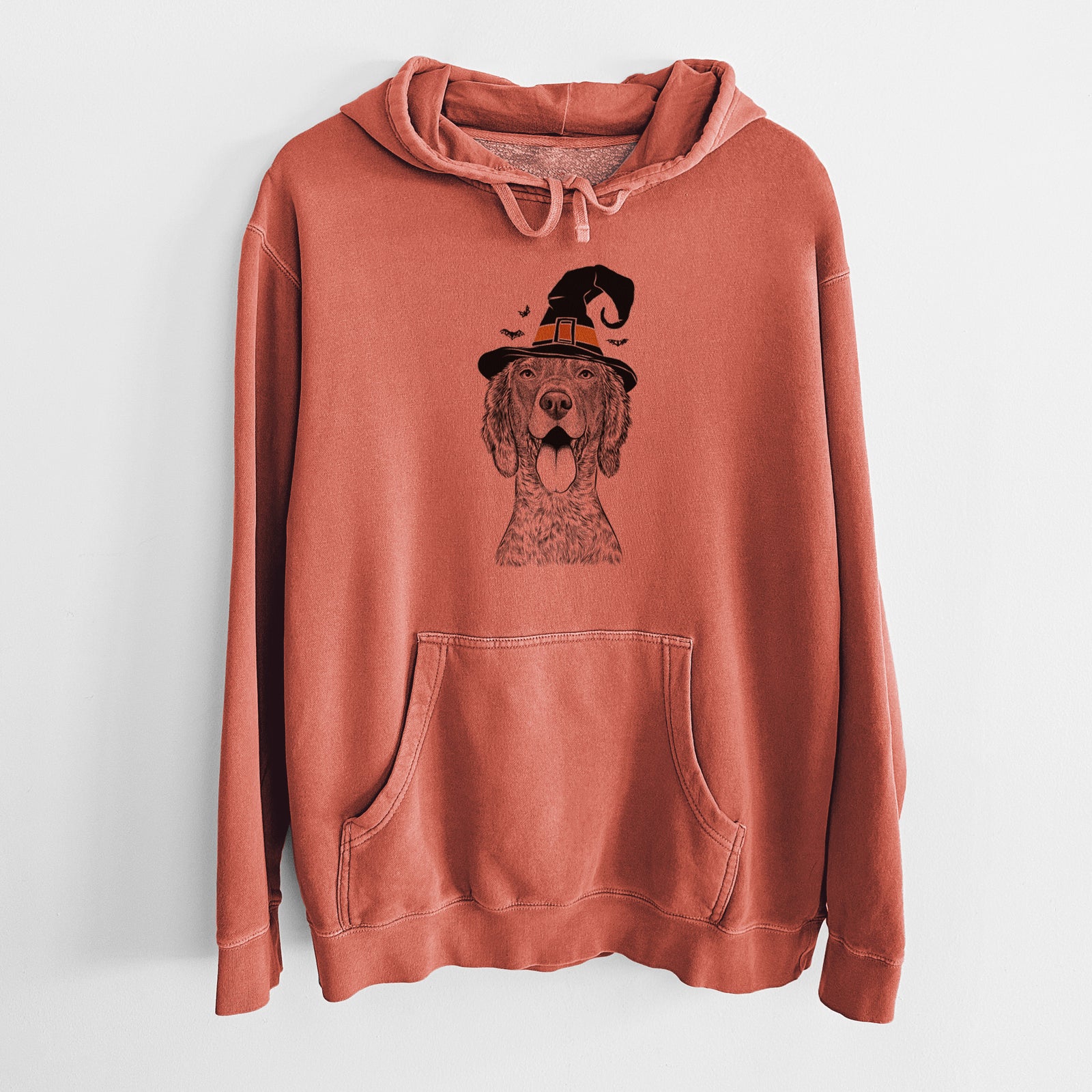 Witch Freddy the English Setter - Unisex Pigment Dyed Hoodie