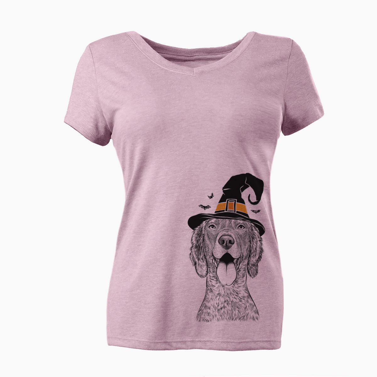 Witch Freddy the English Setter - Women's Perfect V-neck Shirt