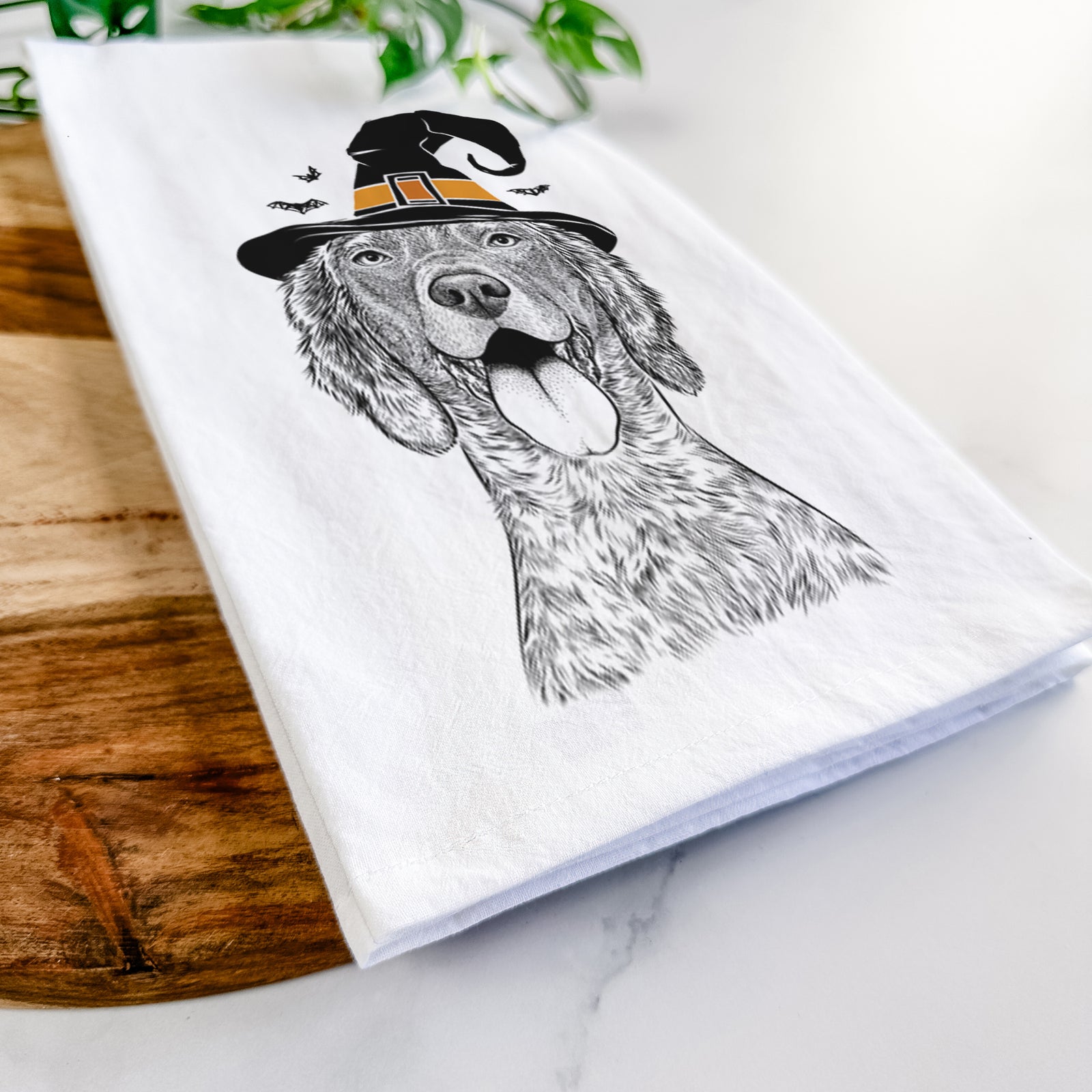 Freddy the English Setter Tea Towel