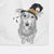 Frida Doggo the Rescue Terrier Mix Premium Hand Towel