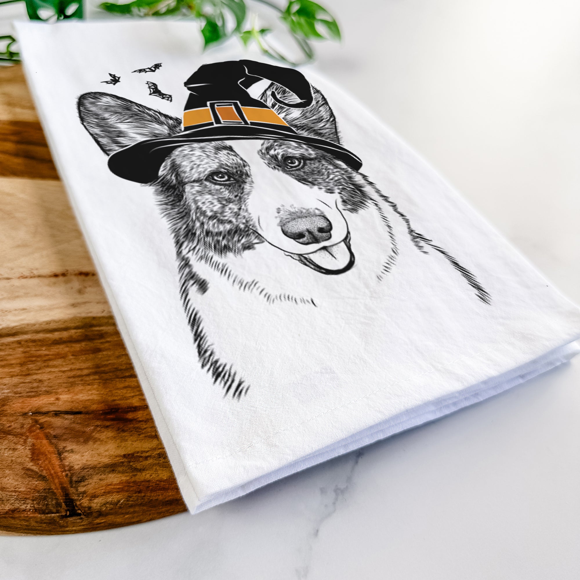 Gabby the Cardigan Welsh Corgi Tea Towel