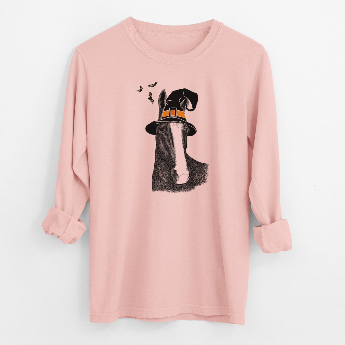 Witch Gibson the Tennessee Walking Horse - Men's Heavyweight 100% Cotton Long Sleeve