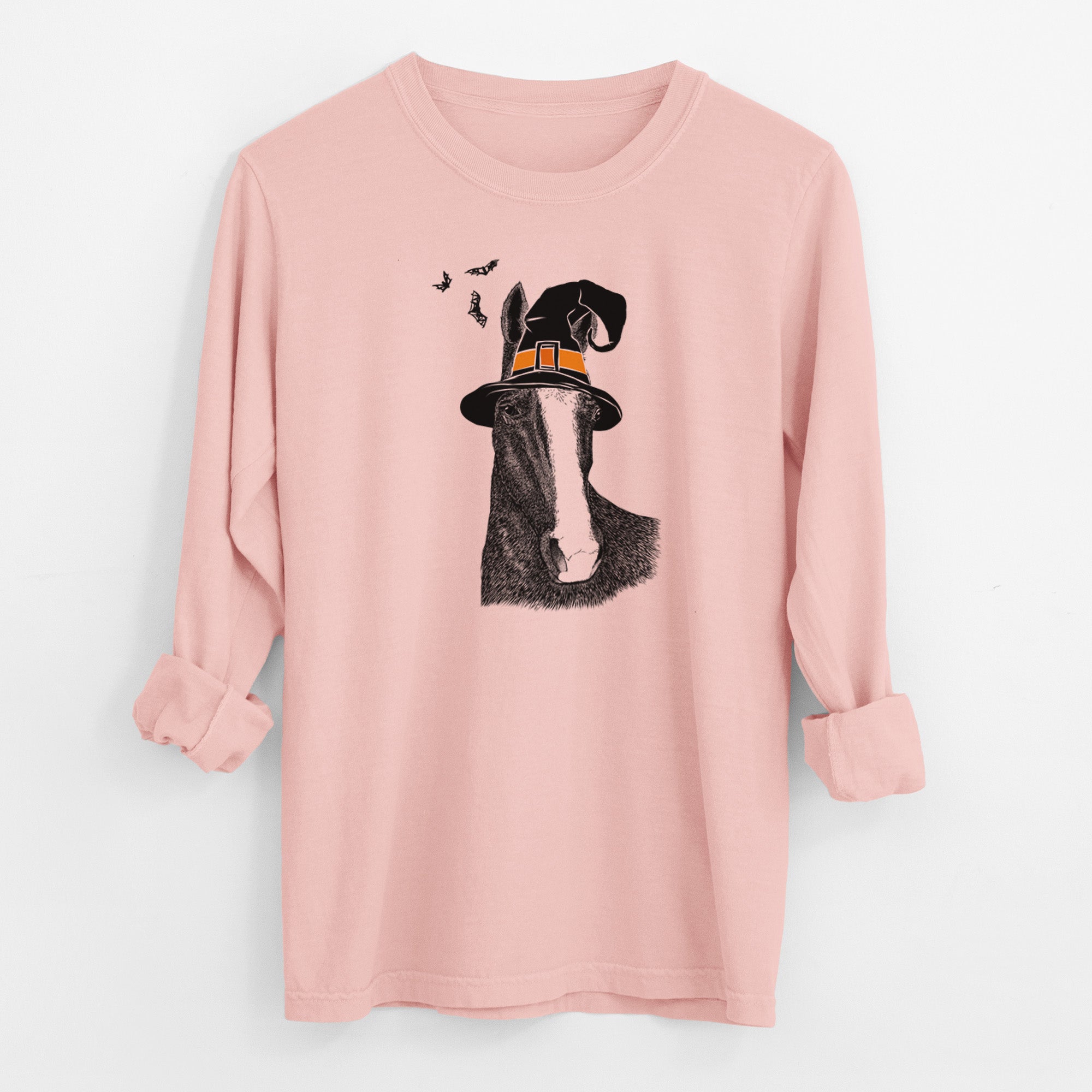 Witch Gibson the Tennessee Walking Horse - Men's Heavyweight 100% Cotton Long Sleeve