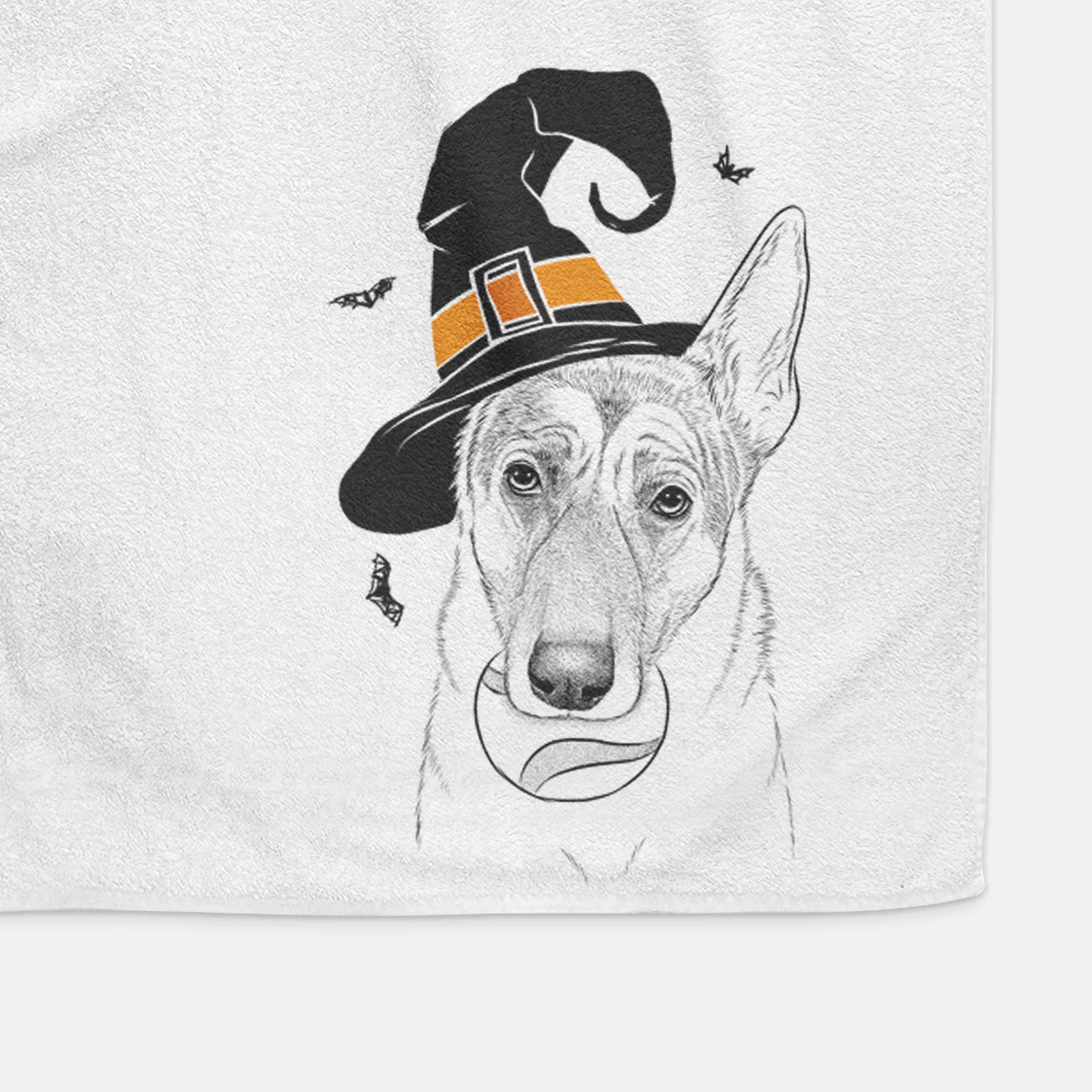 Greta the German Shepherd Premium Hand Towel