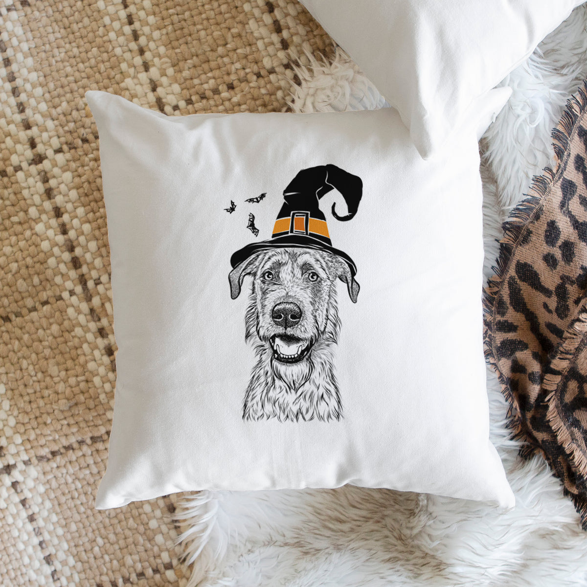 Griffin the Irish Wolfhound - Throw Pillow Cover