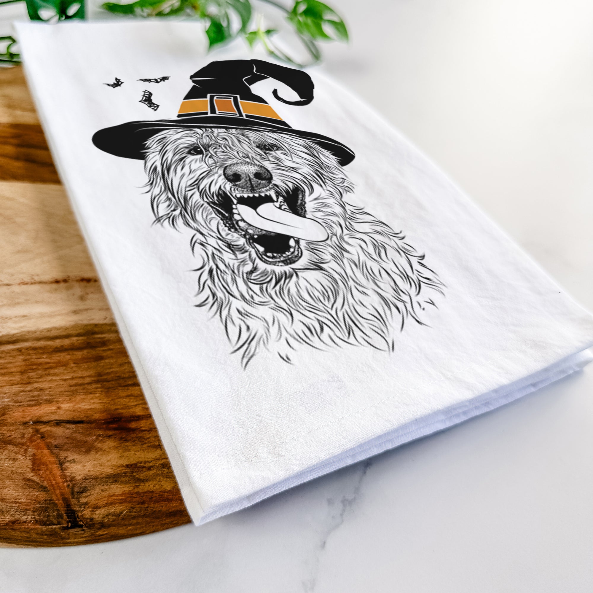 Groot the Irish Wolfhound Tea Towel