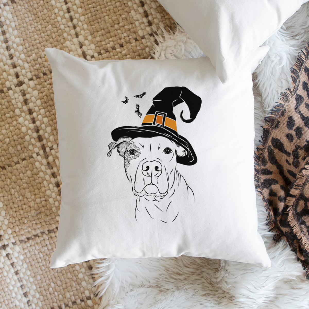 Gummy the Pitbull - Throw Pillow Cover