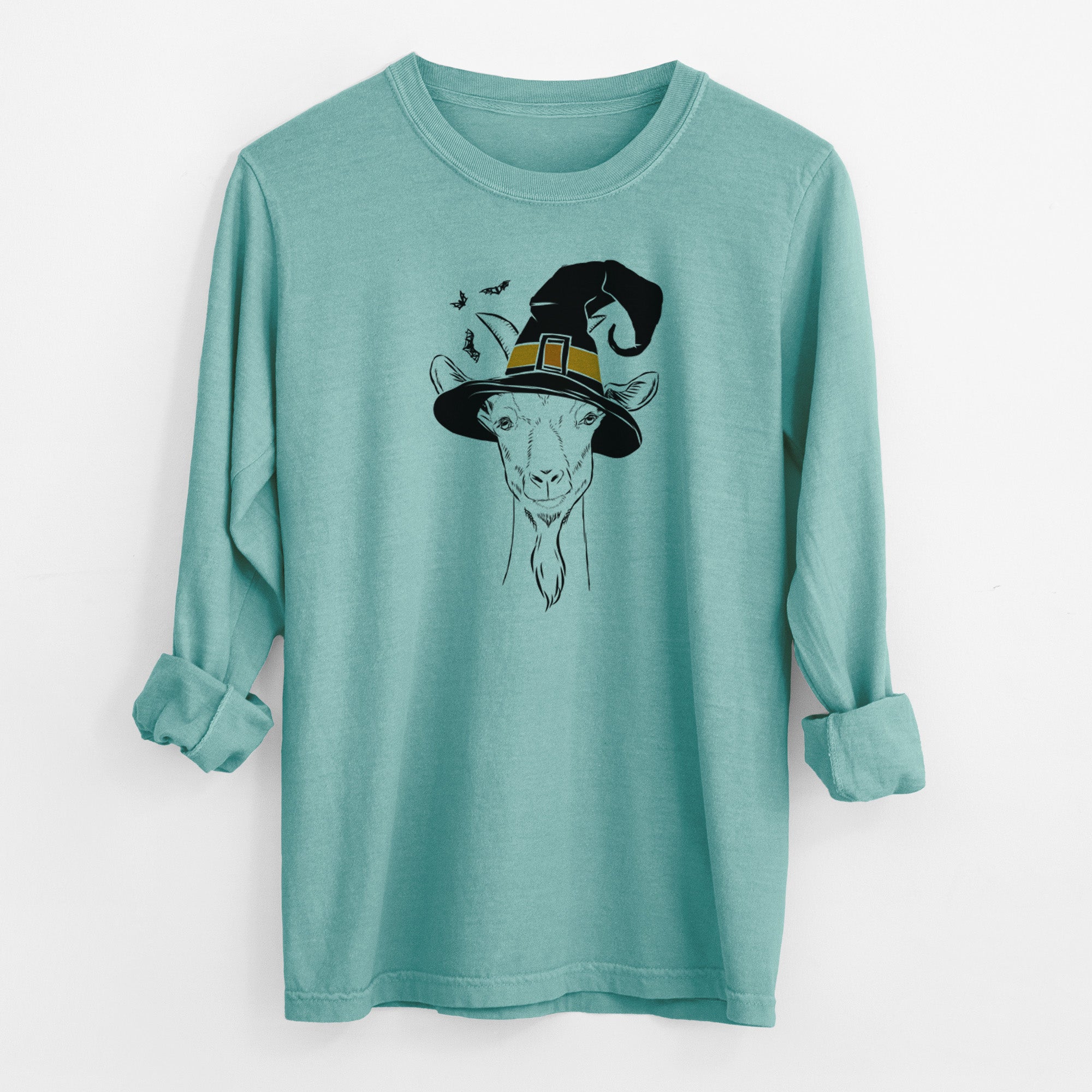 Witch Gunnar the Goat - Men's Heavyweight 100% Cotton Long Sleeve