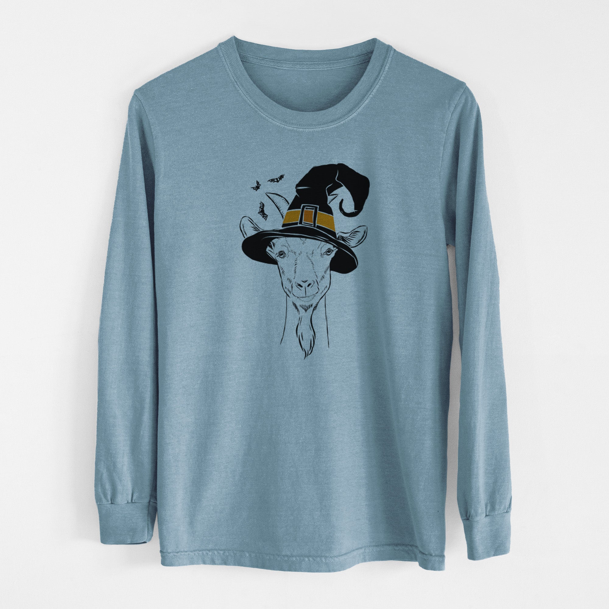 Witch Gunnar the Goat - Men's Heavyweight 100% Cotton Long Sleeve