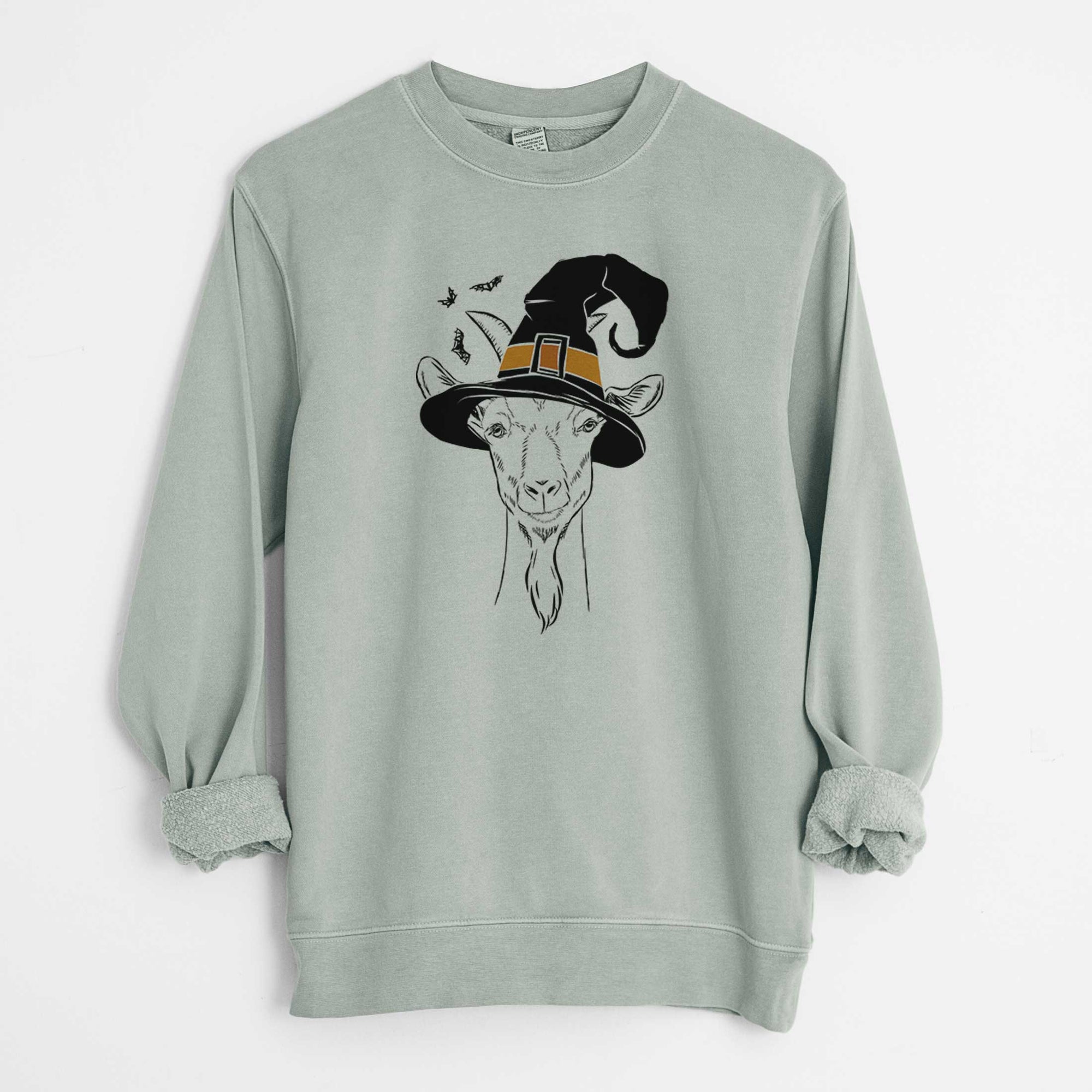 Witch Gunnar the Goat - Unisex Pigment Dyed Crew Sweatshirt