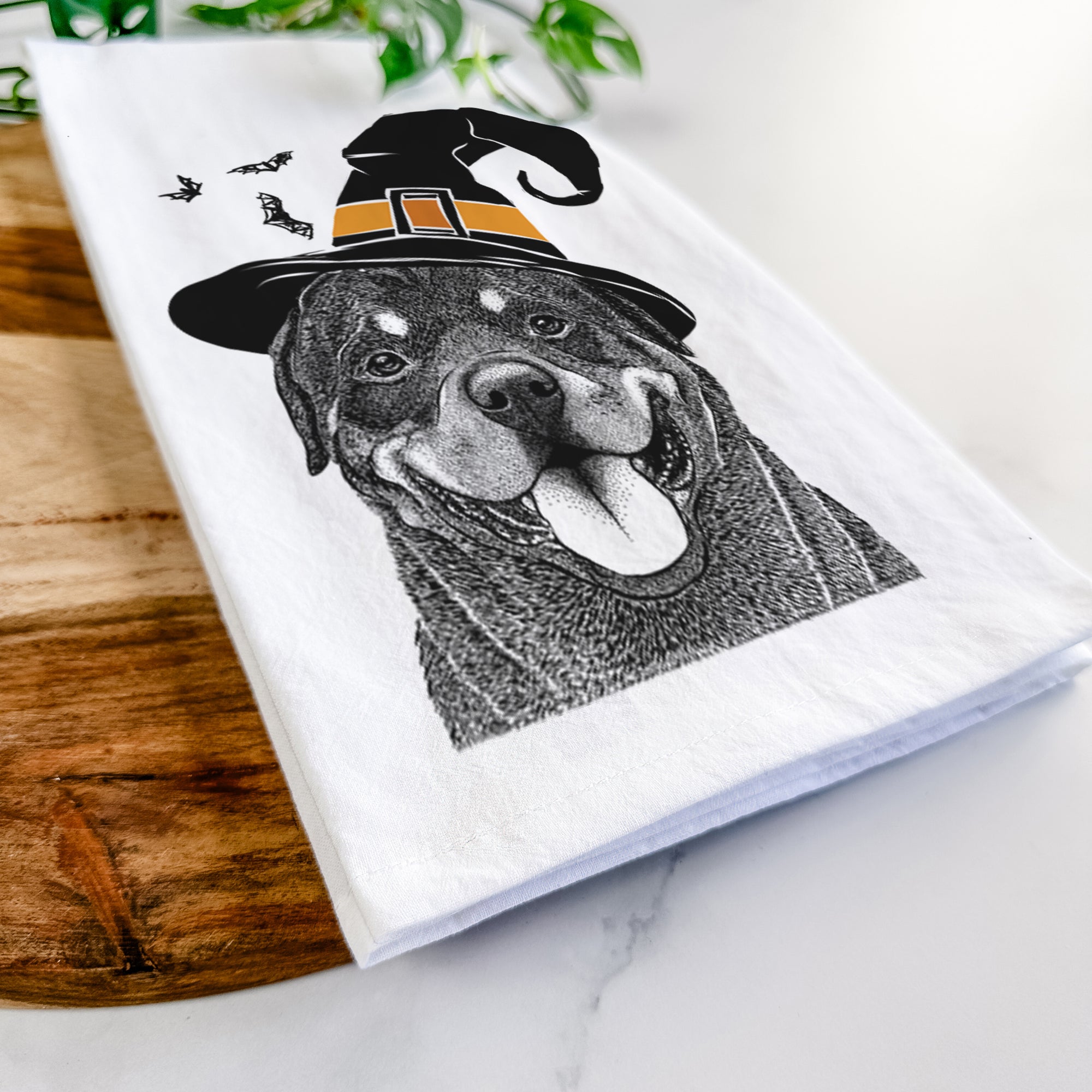 Hagan the Rottweiler Tea Towel