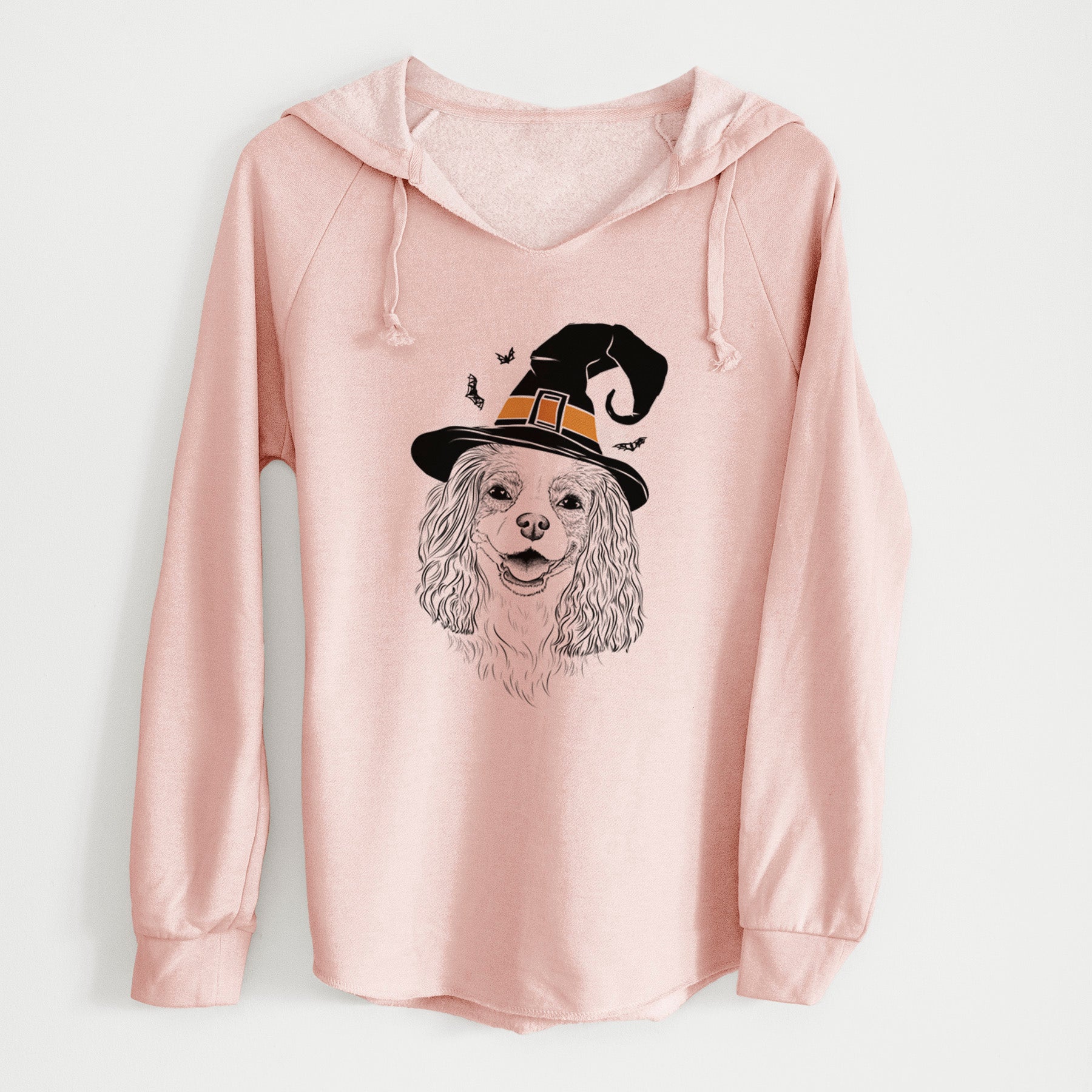 Witch Halley Comet the Cavalier King Charles Spaniel - Cali Wave Hooded Sweatshirt