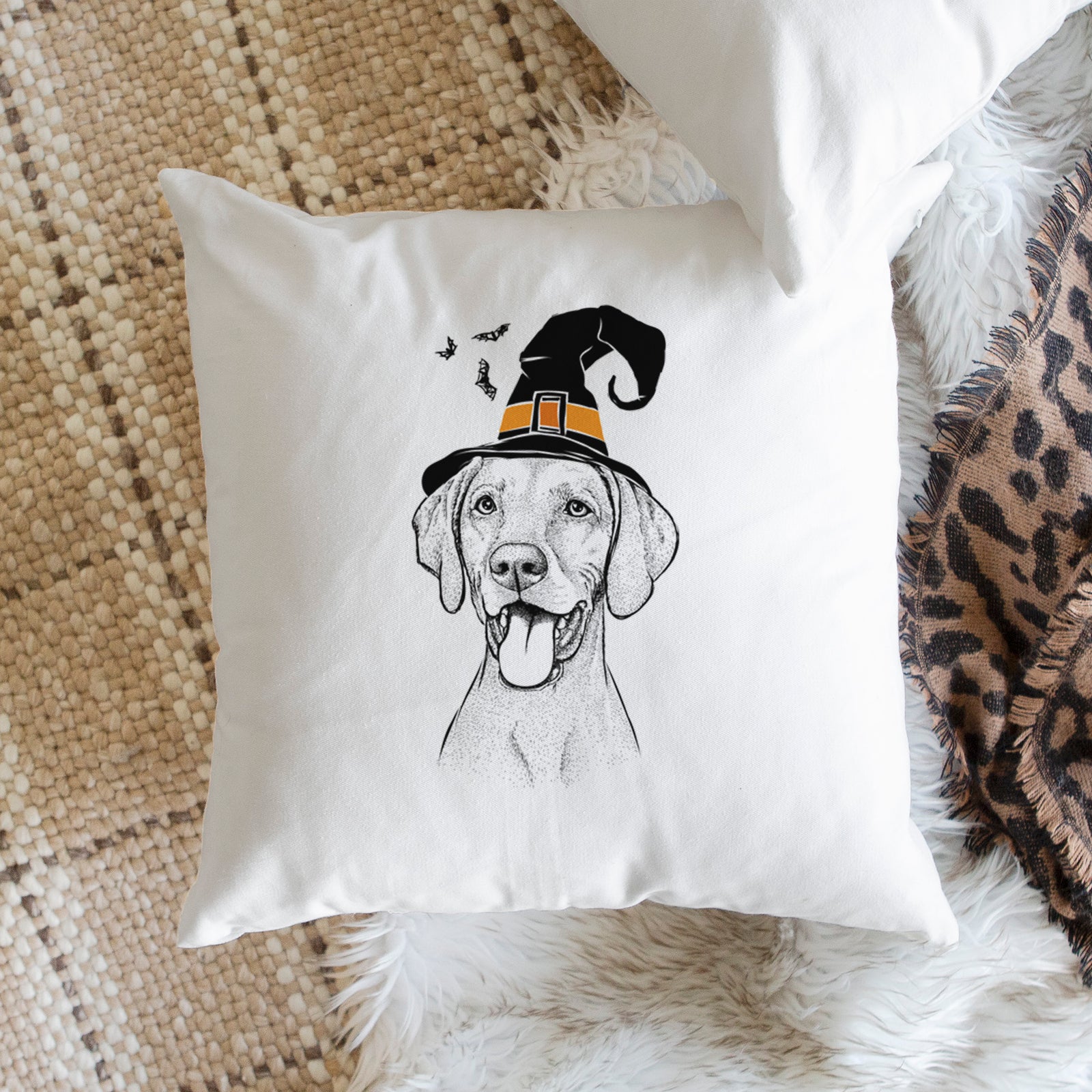 Harper the Vizsla - Throw Pillow Cover