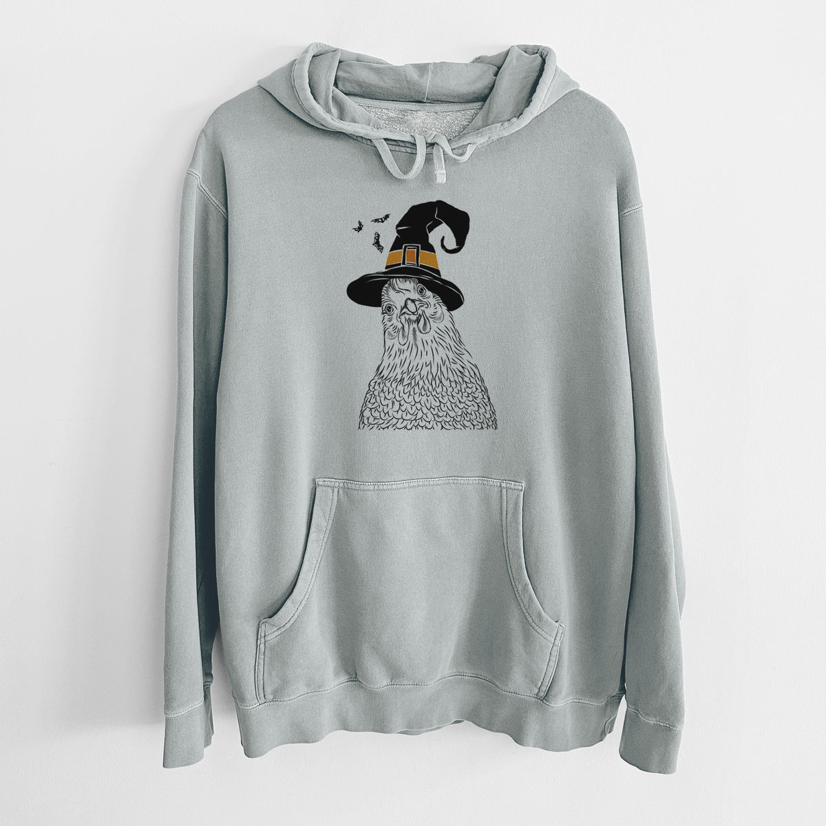 Witch Henrietta the Chicken - Unisex Pigment Dyed Hoodie