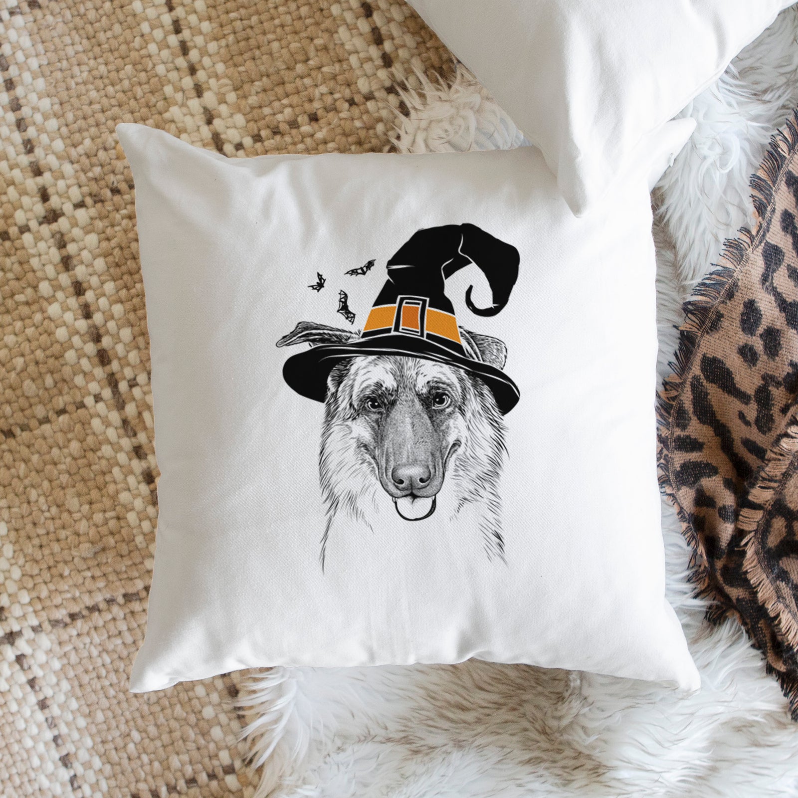 Henry the German Shepherd - Throw Pillow Cover