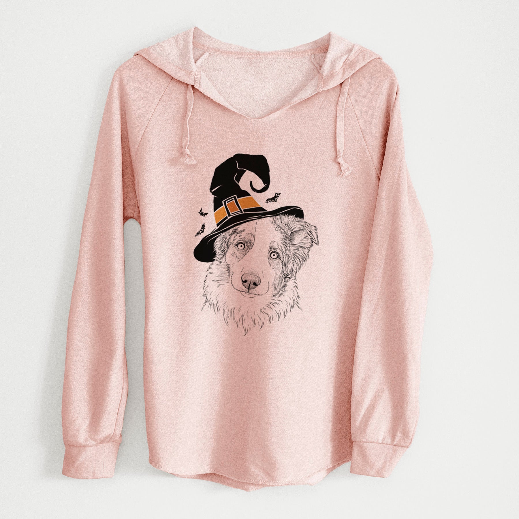 Witch HoneyBee the Miniature Australian Shepherd - Cali Wave Hooded Sweatshirt