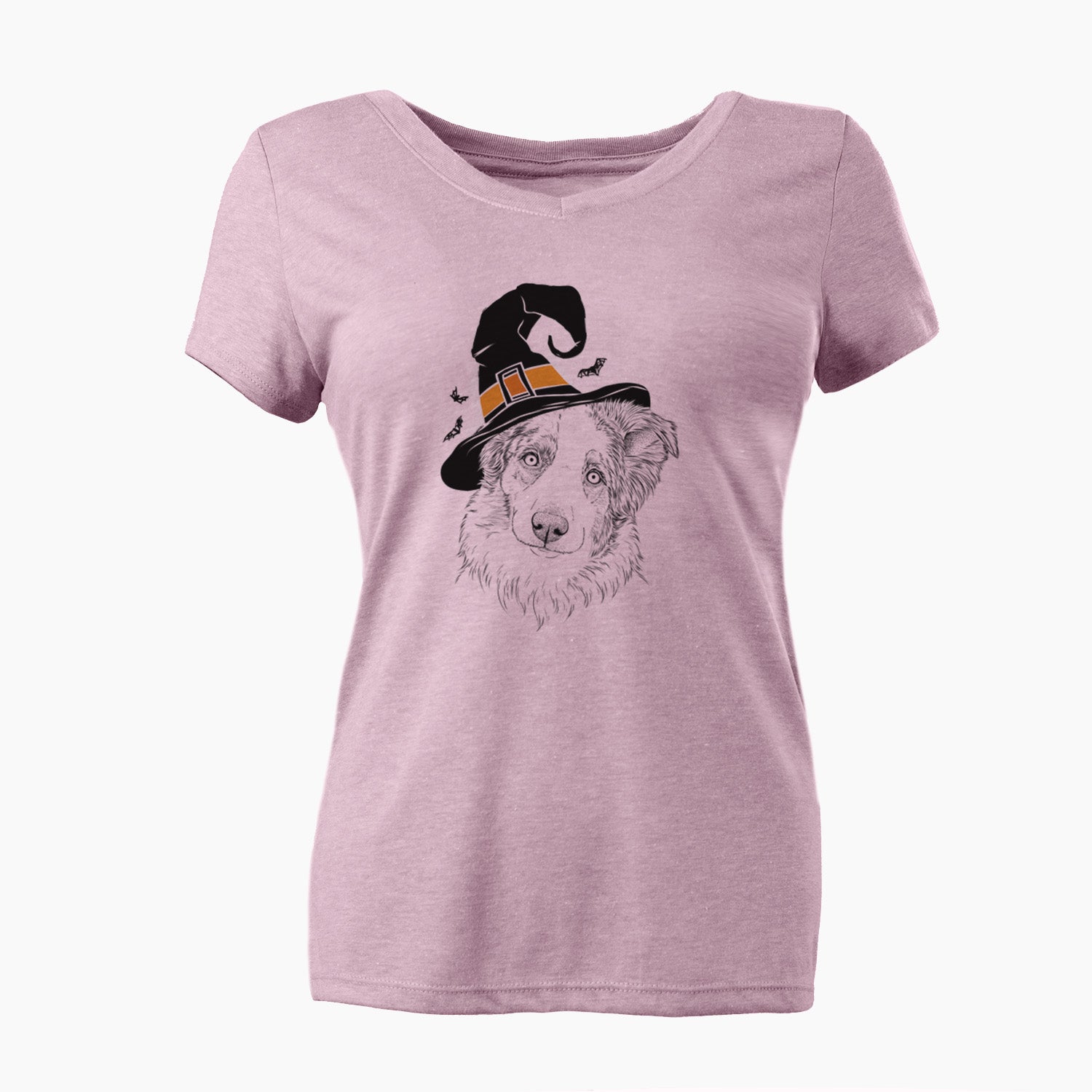 Witch HoneyBee the Miniature Australian Shepherd - Women's Perfect V-neck Shirt