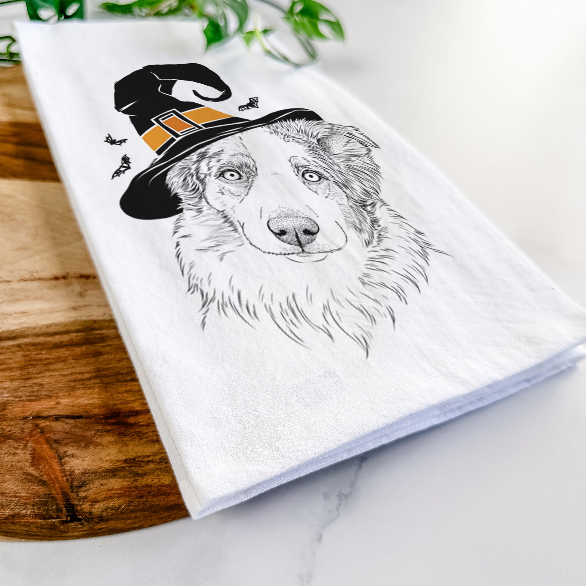 HoneyBee the Miniature Australian Shepherd Tea Towel