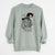 Witch Huck the Bluetick Coonhound - Unisex Pigment Dyed Crew Sweatshirt