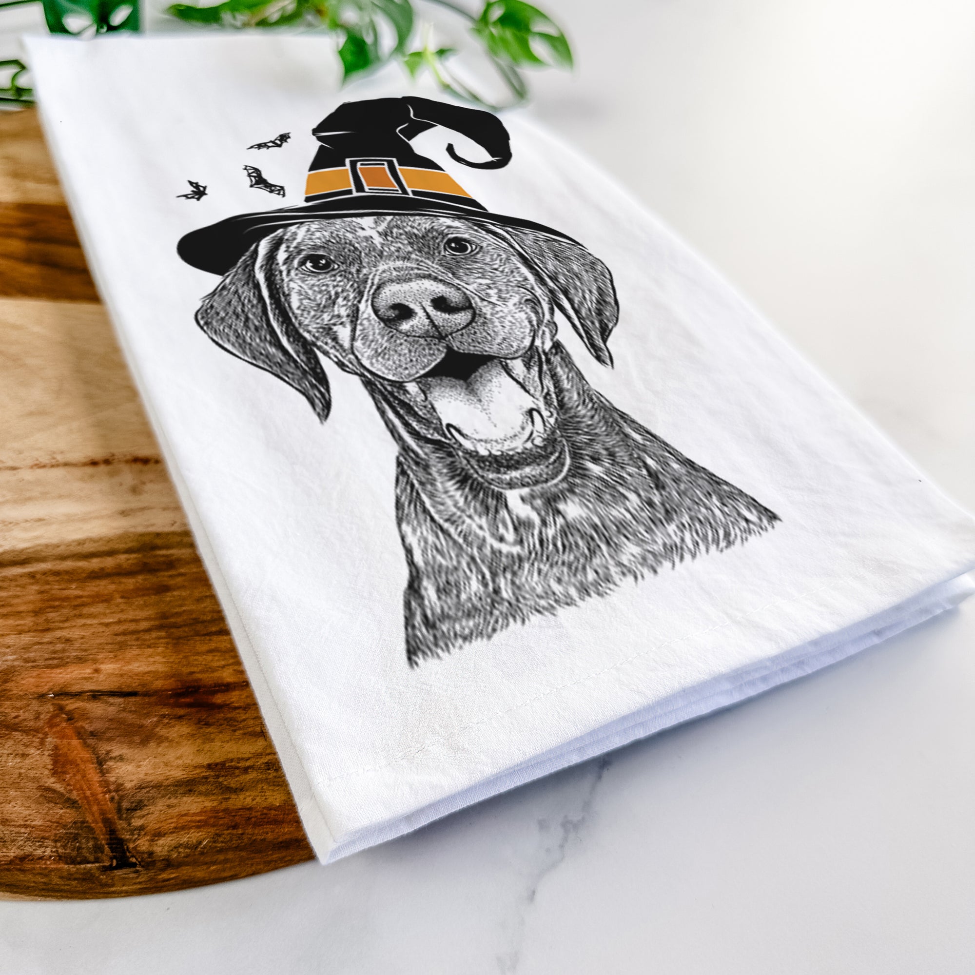 Hudson the German Shorthaired Pointer Tea Towel