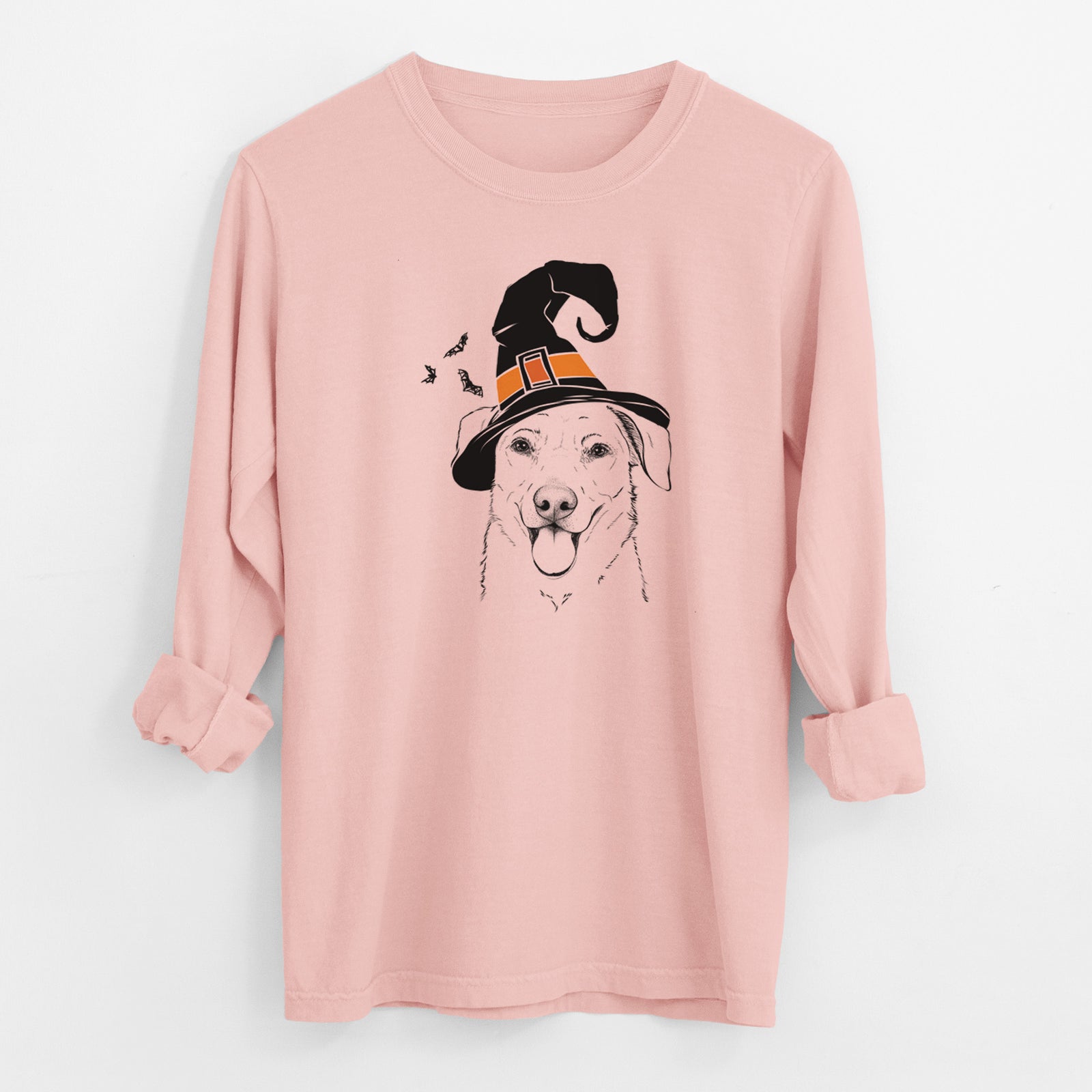 Witch Hudson the Shepherd - Men's Heavyweight 100% Cotton Long Sleeve