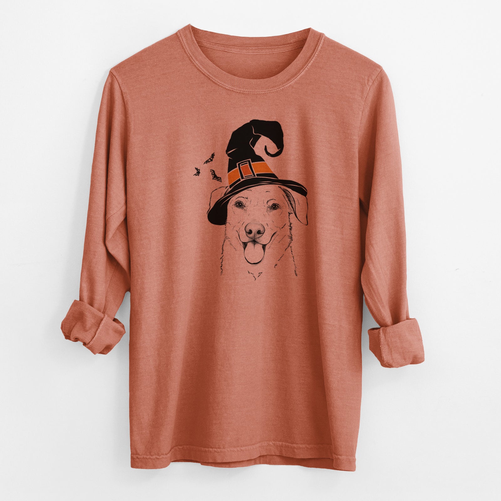 Witch Hudson the Shepherd - Men's Heavyweight 100% Cotton Long Sleeve