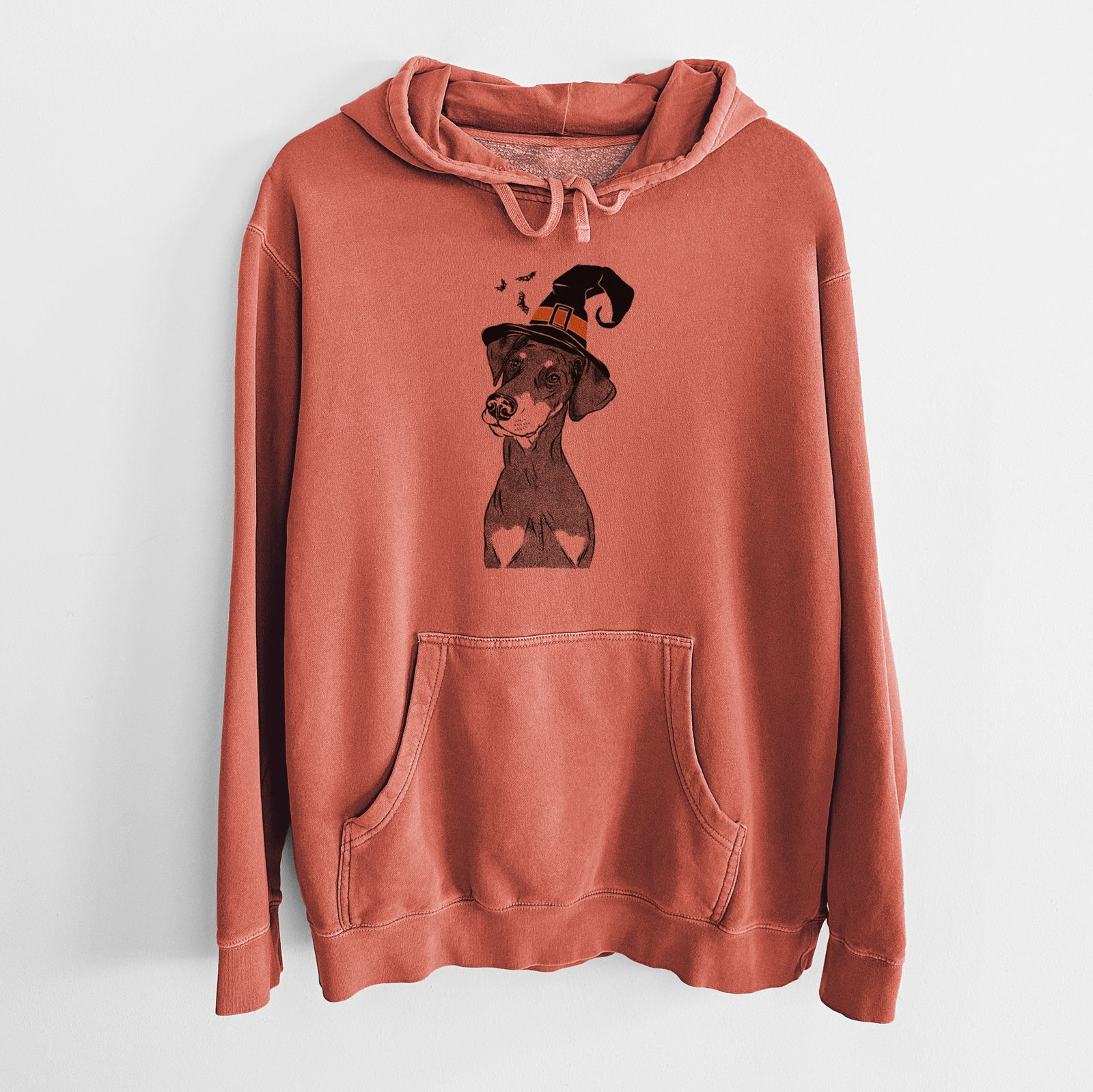Witch Iroh the Doberman Pinscher - Unisex Pigment Dyed Hoodie
