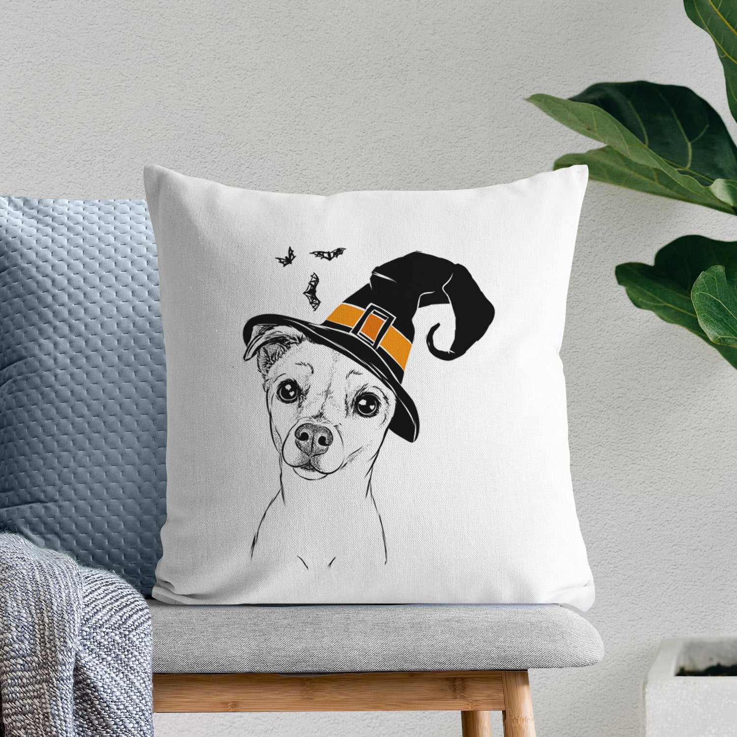 Izzy the Chiweenie - Throw Pillow Cover