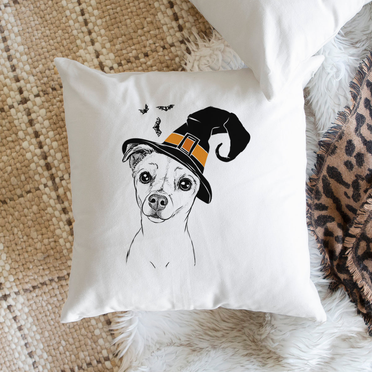 Izzy the Chiweenie - Throw Pillow Cover