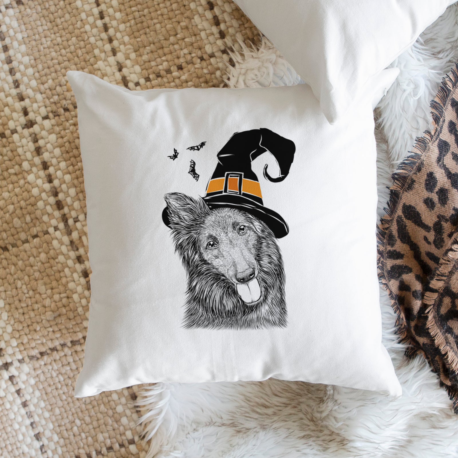 Jaxx the Belgian Tervuren - Throw Pillow Cover